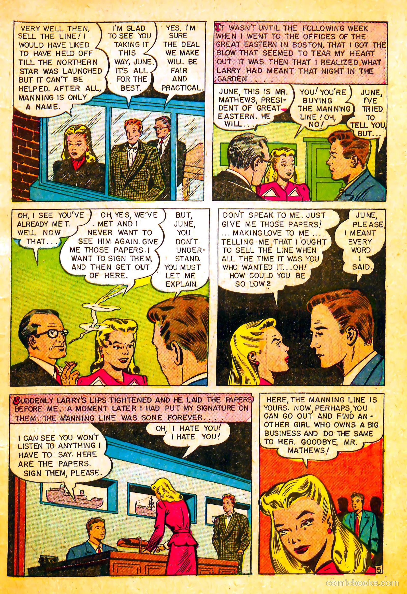 Youthful Romances #6 (1951) — page 31 of 36