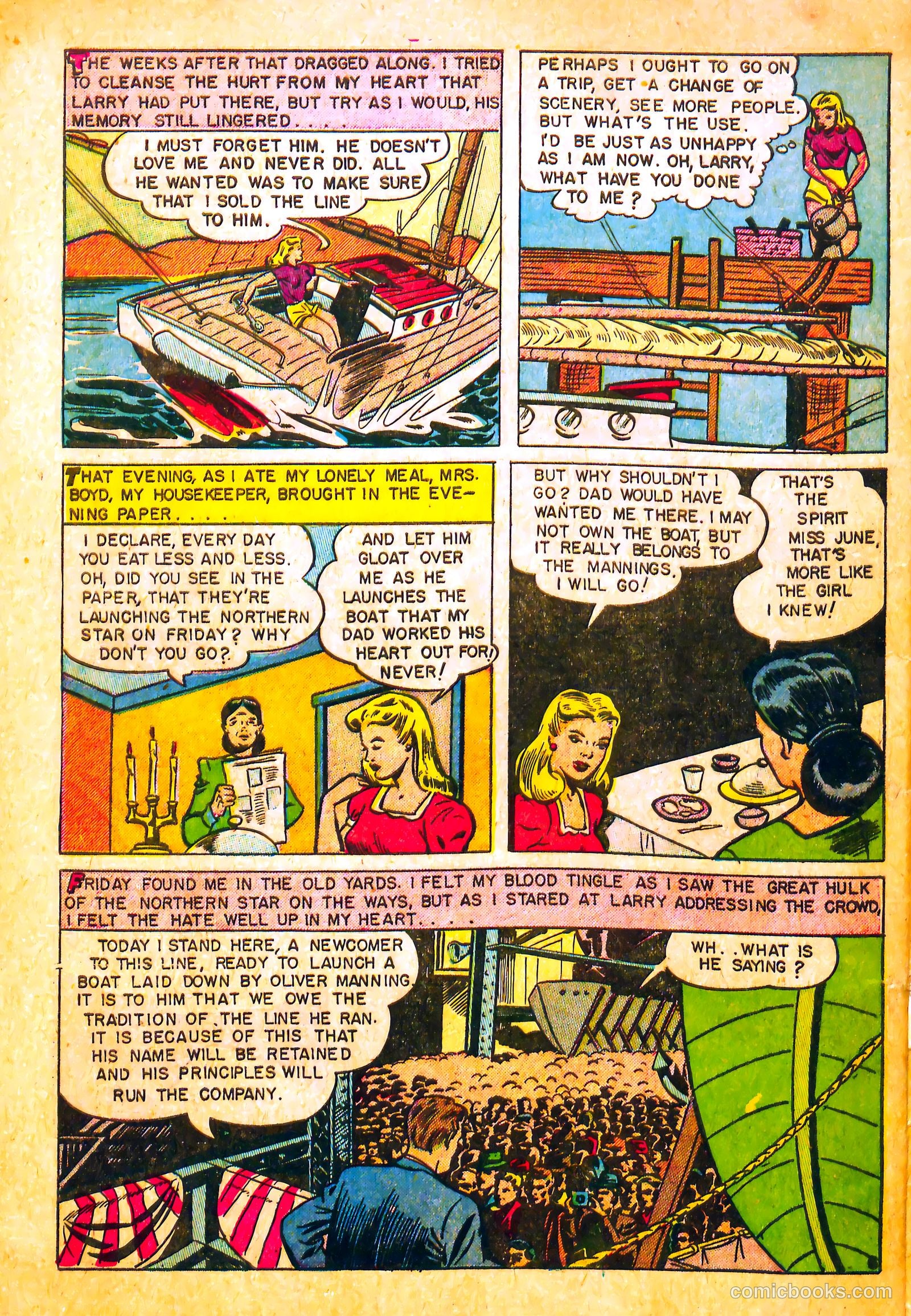 Youthful Romances #6 (1951) — page 32 of 36