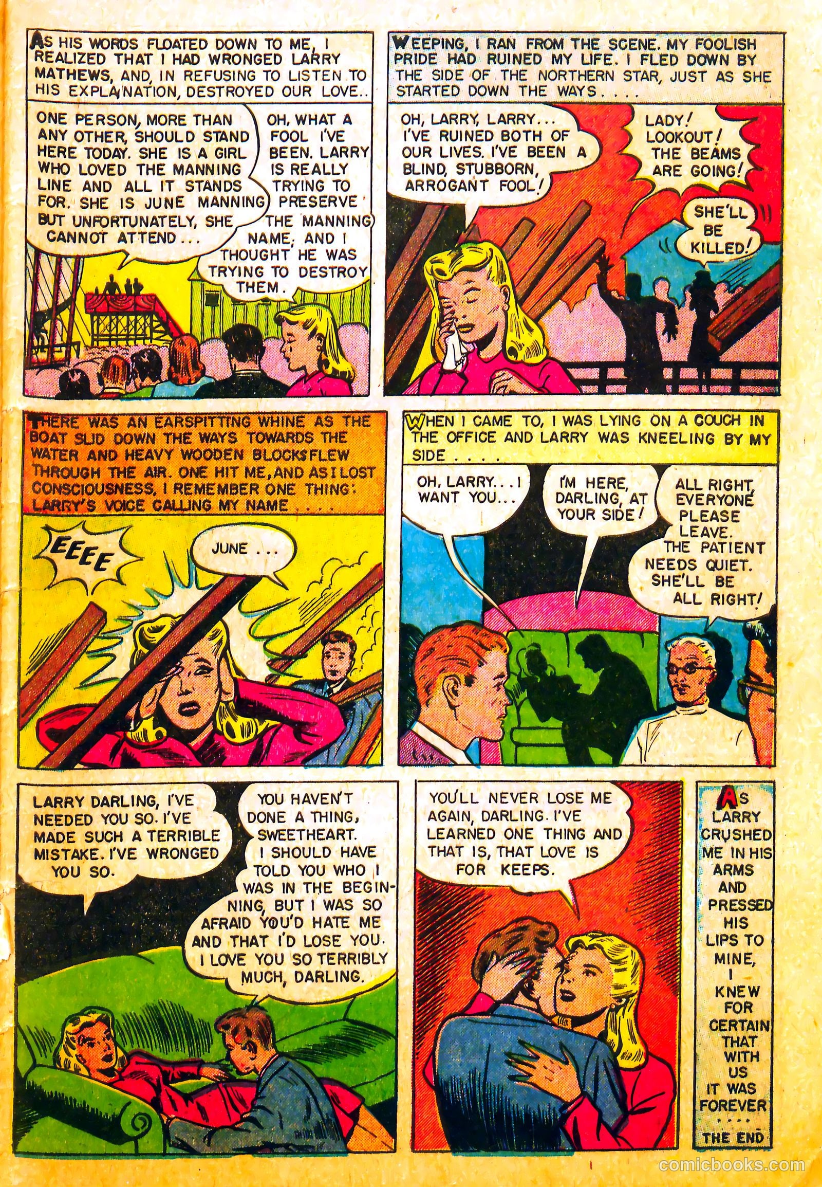 Youthful Romances #6 (1951) — page 33 of 36