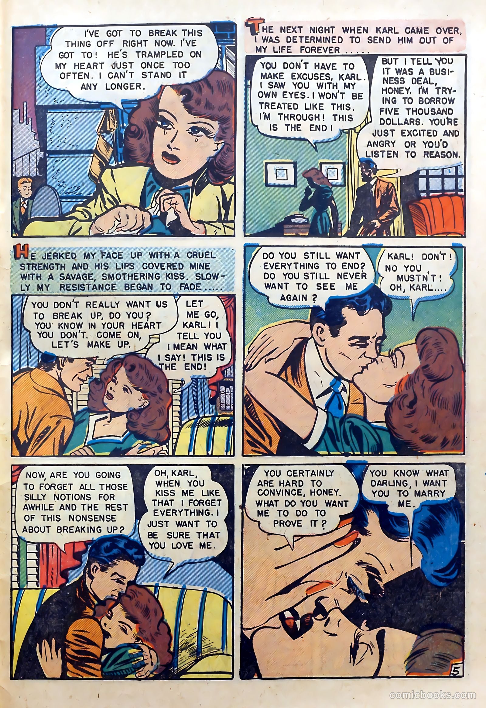 Youthful Romances #7 (1951) — page 31 of 37