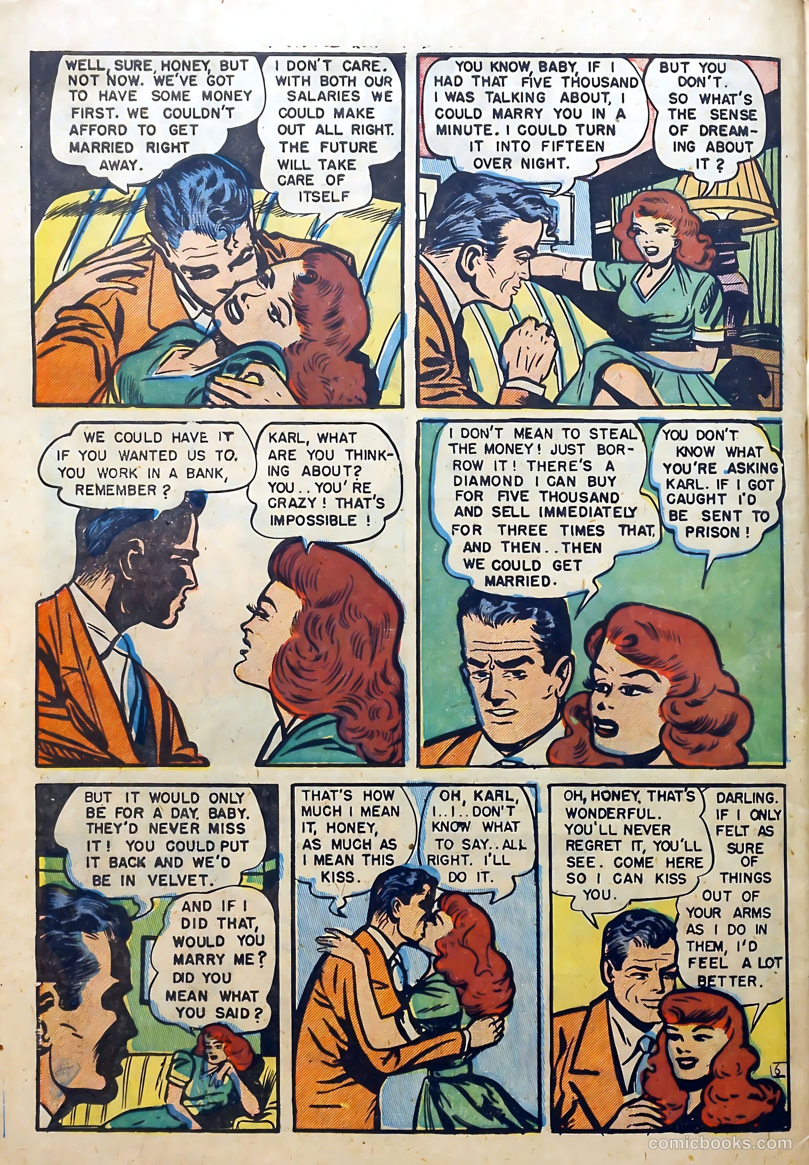 Youthful Romances #7 (1951) — page 32 of 37