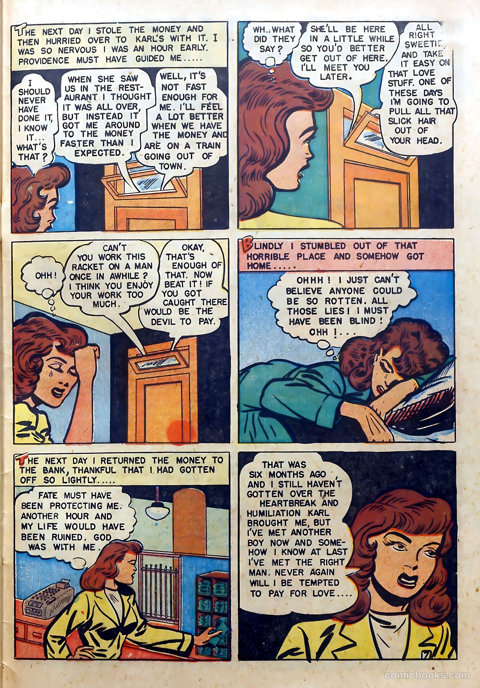 Youthful Romances #7 (1951) — page 33 of 37