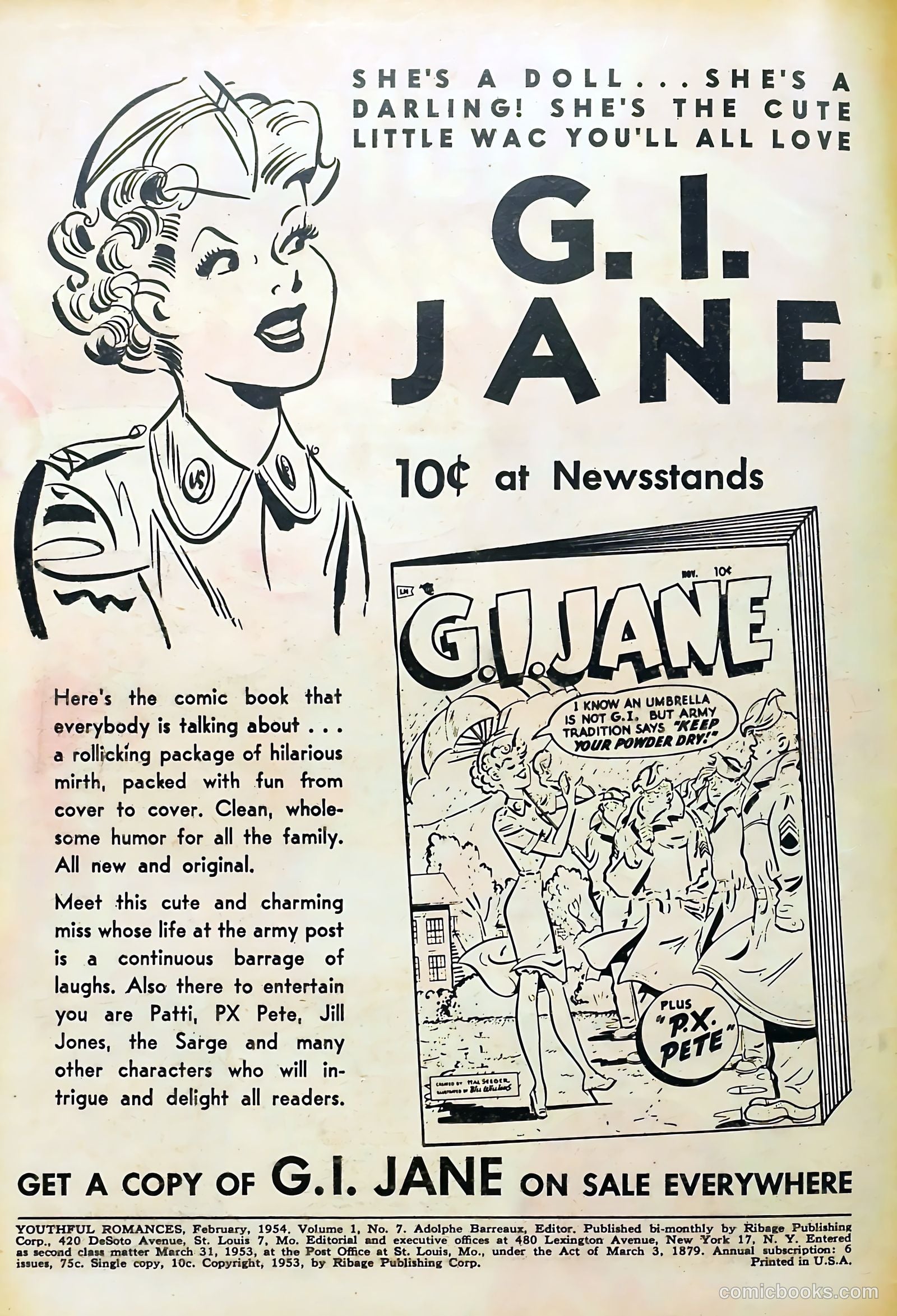 Youthful Romances #7 (1954) — page 2 of 36