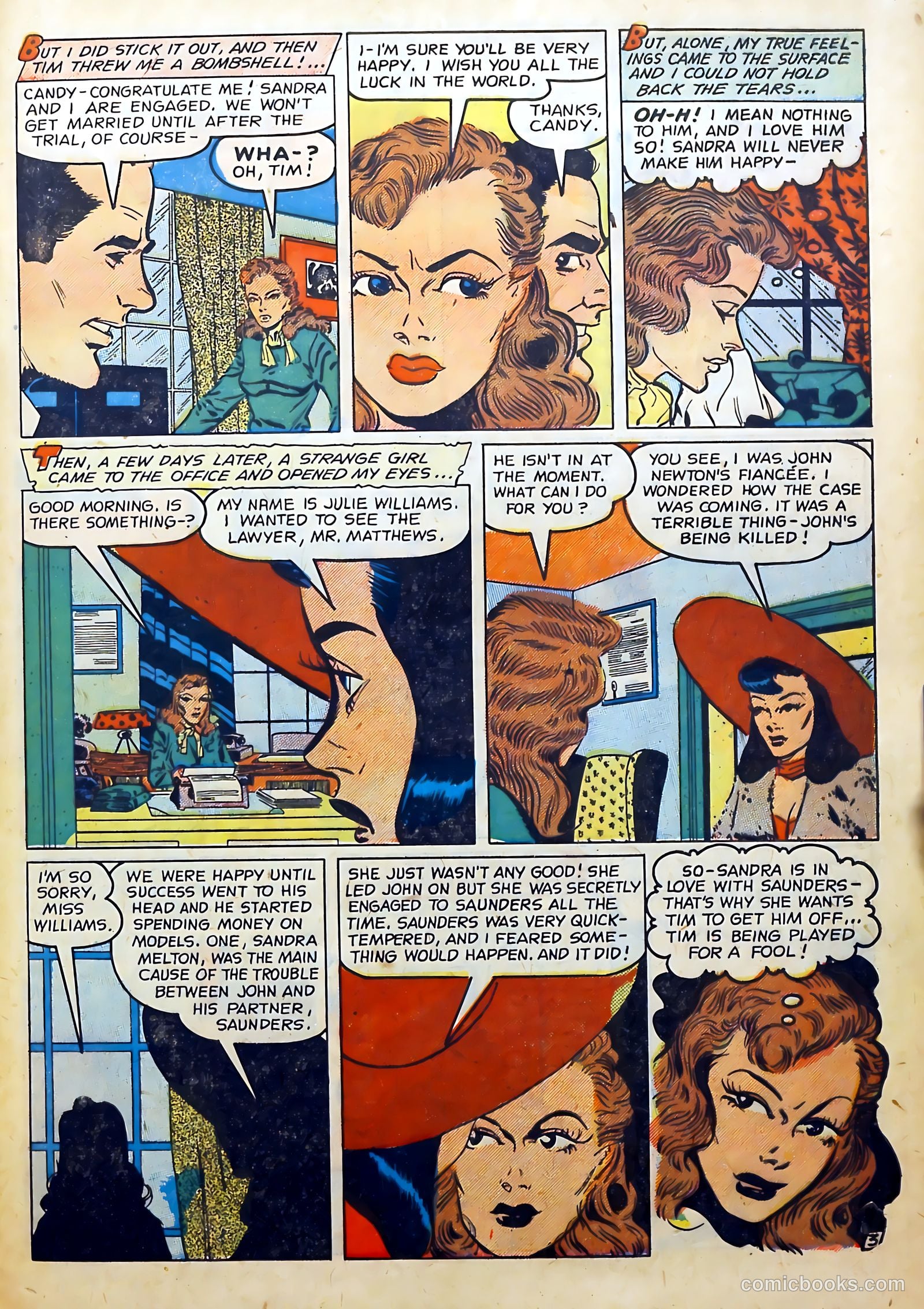 Youthful Romances #7 (1954) — page 31 of 36