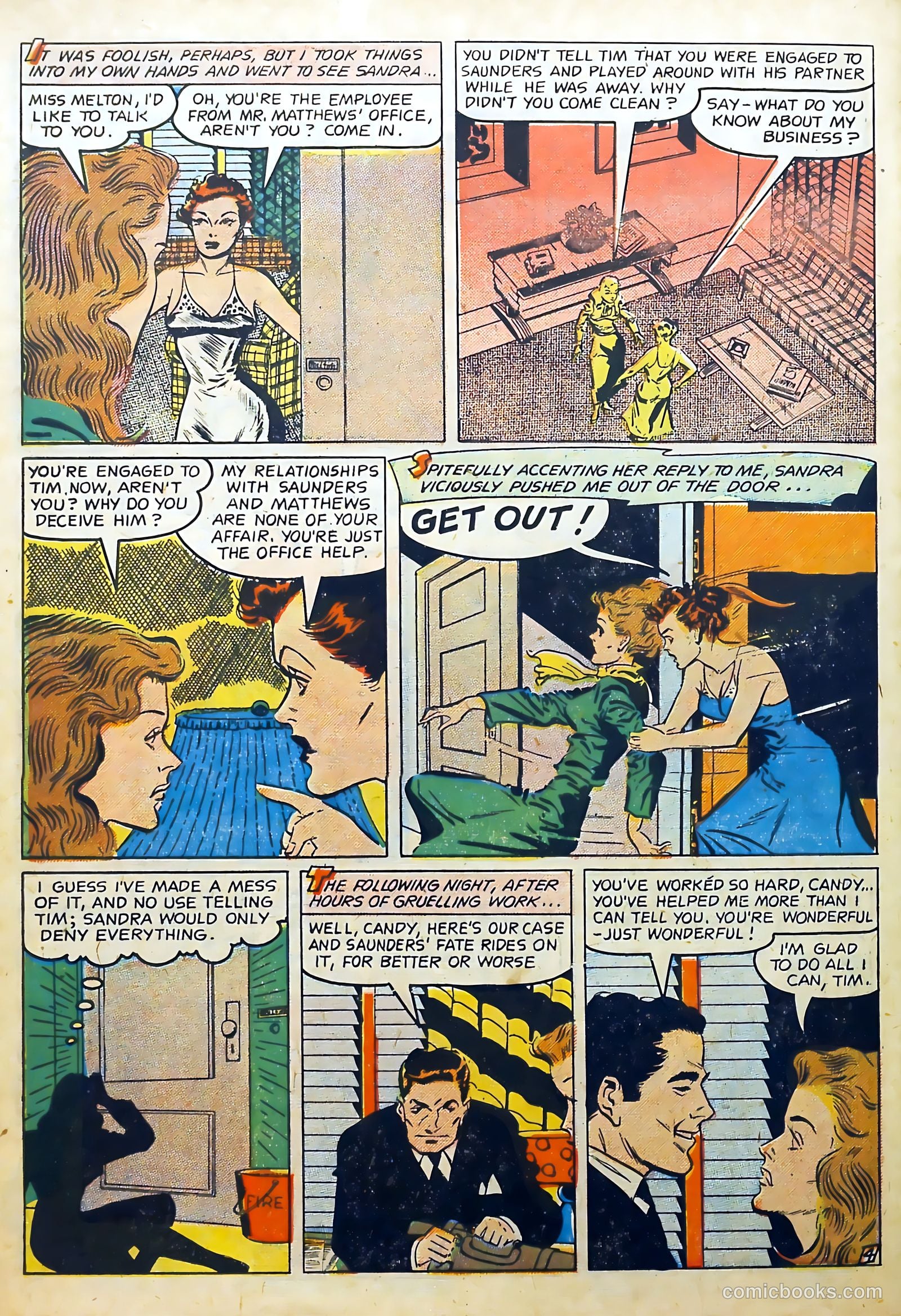Youthful Romances #7 (1954) — page 32 of 36