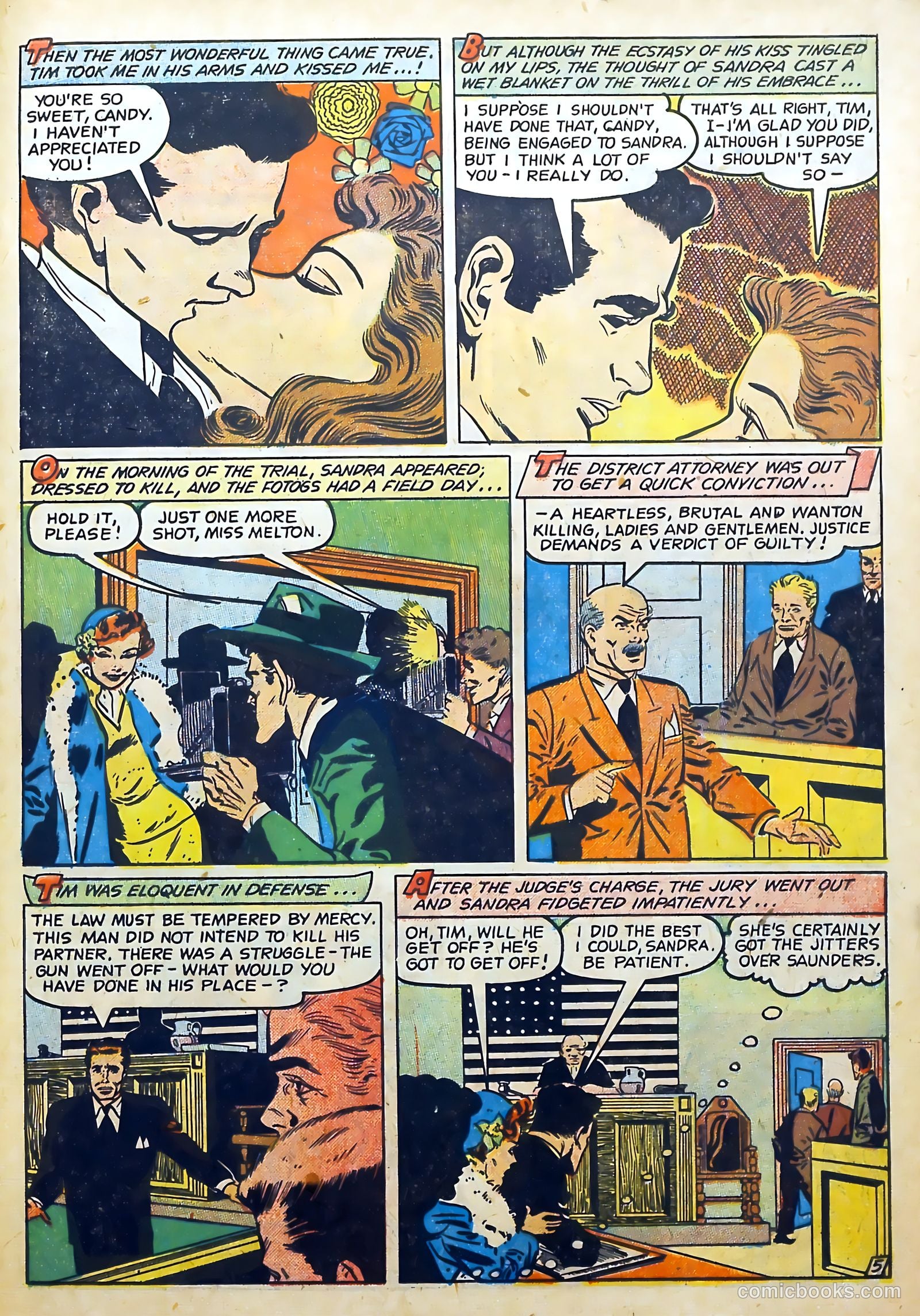 Youthful Romances #7 (1954) — page 33 of 36