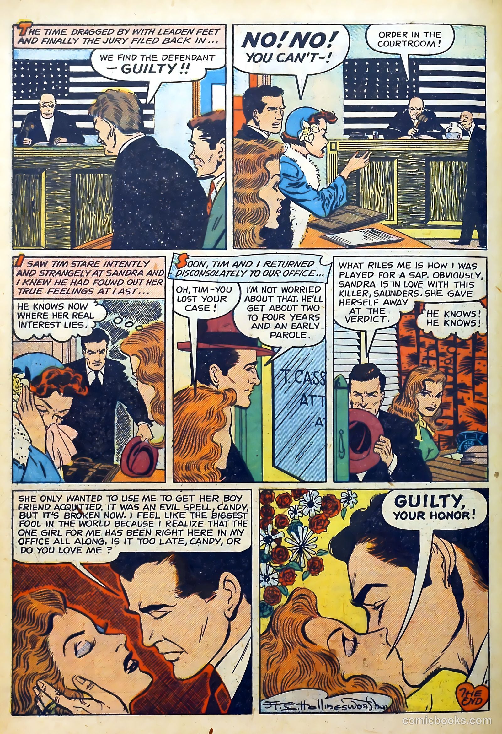 Youthful Romances #7 (1954) — page 34 of 36