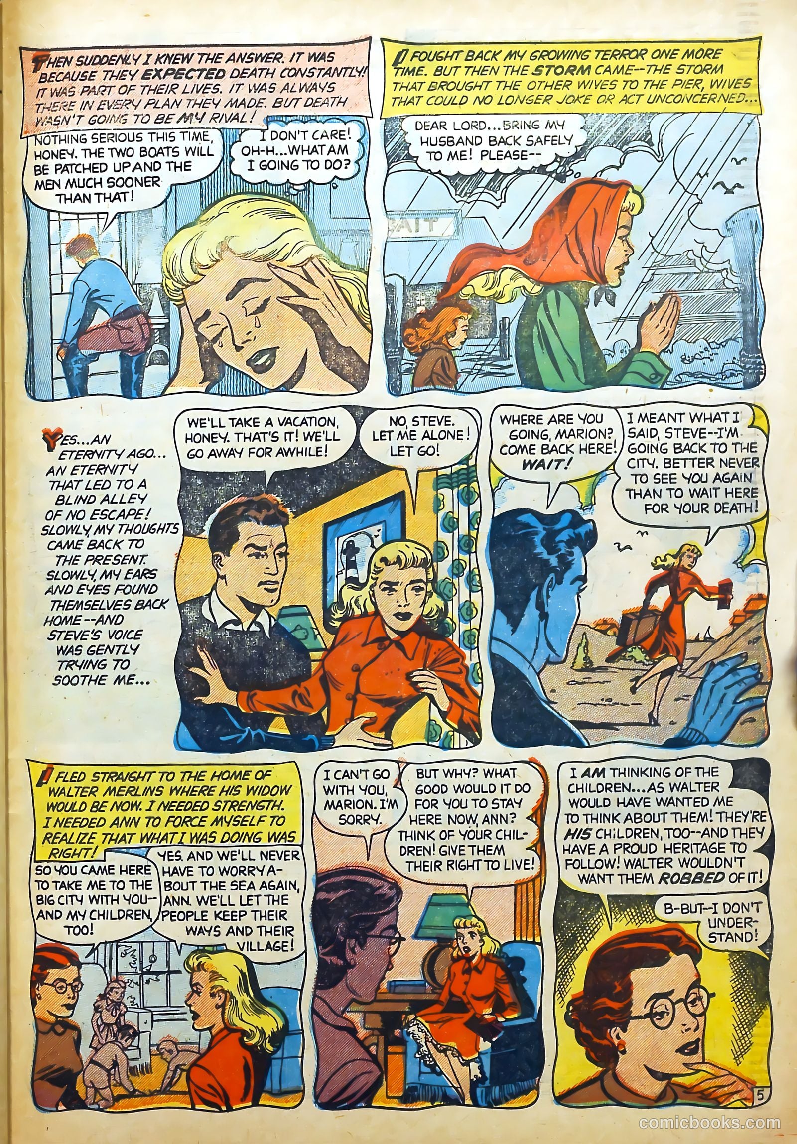 Youthful Romances #8 (1954) — page 33 of 36