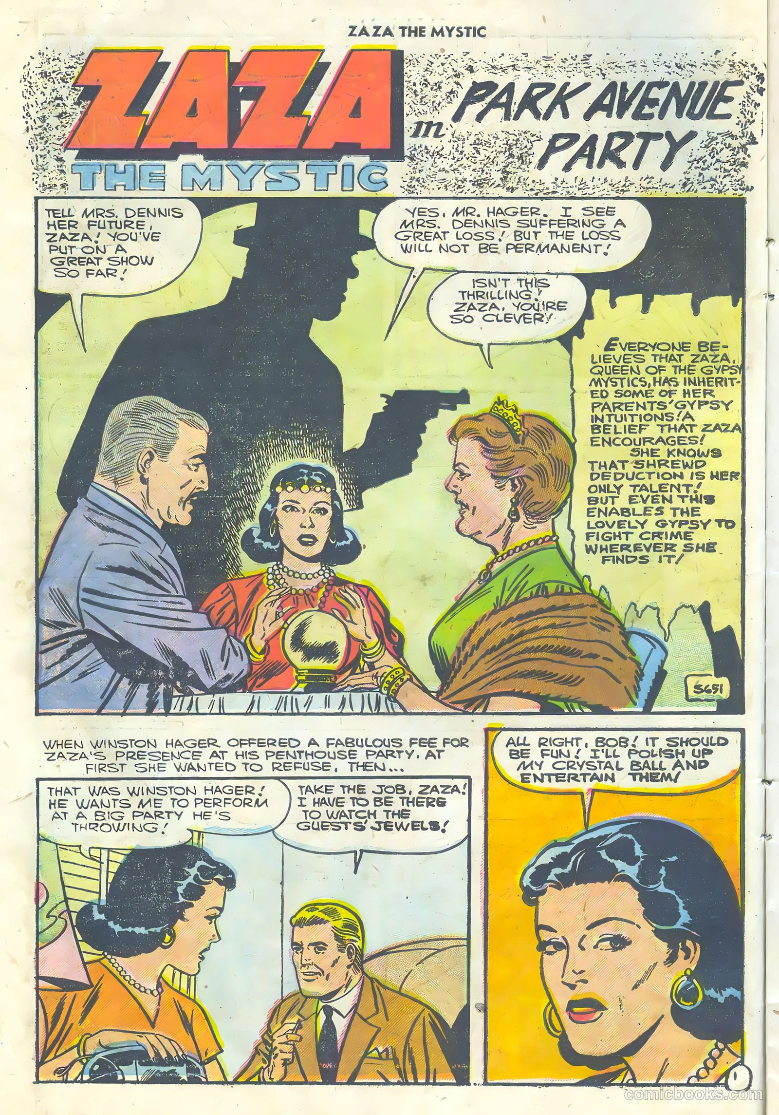 Za Za the Mystic #10 (1956) — page 10 of 36