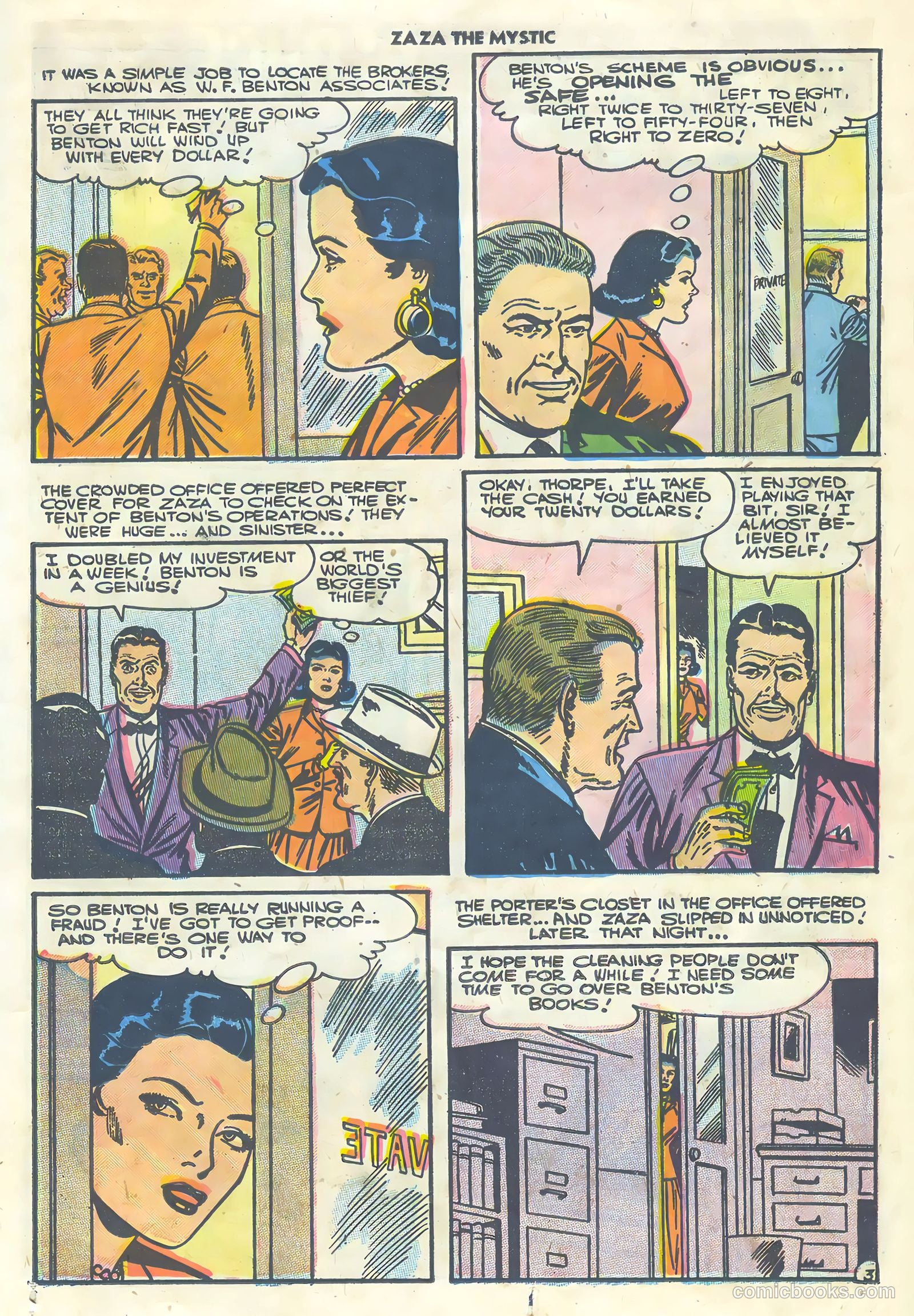 Za Za the Mystic #10 (1956) — page 23 of 36