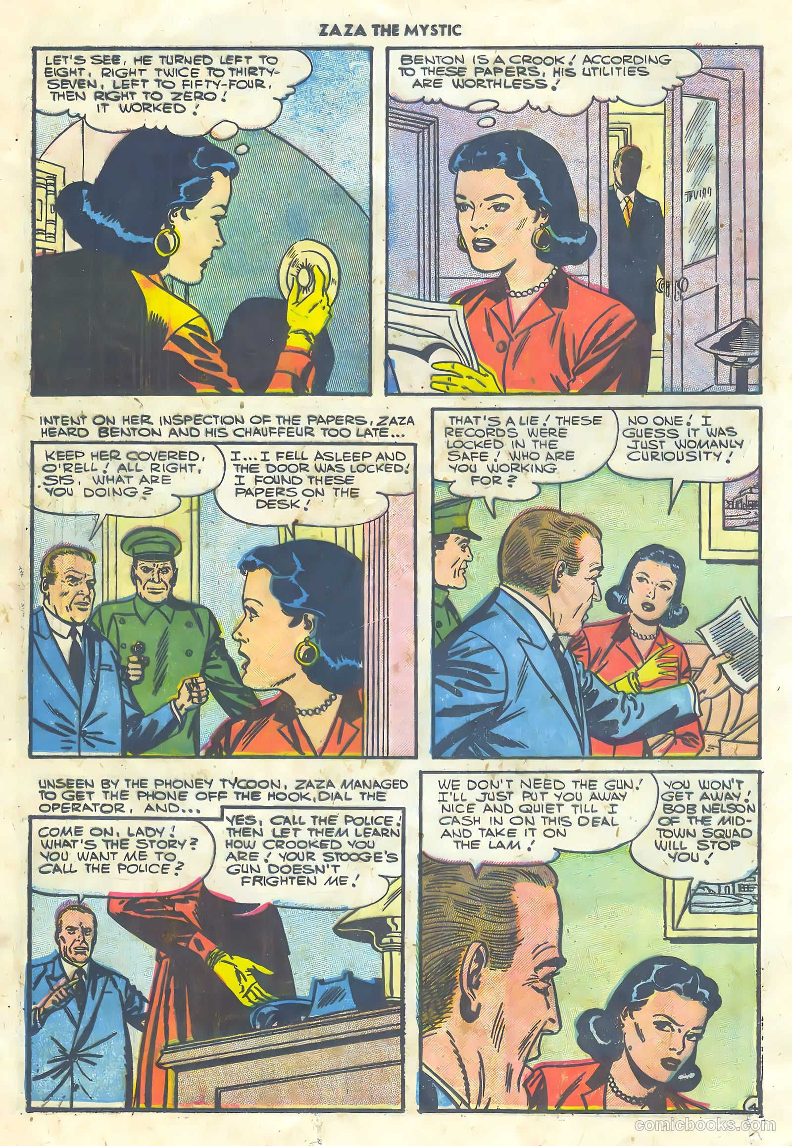 Za Za the Mystic #10 (1956) — page 24 of 36