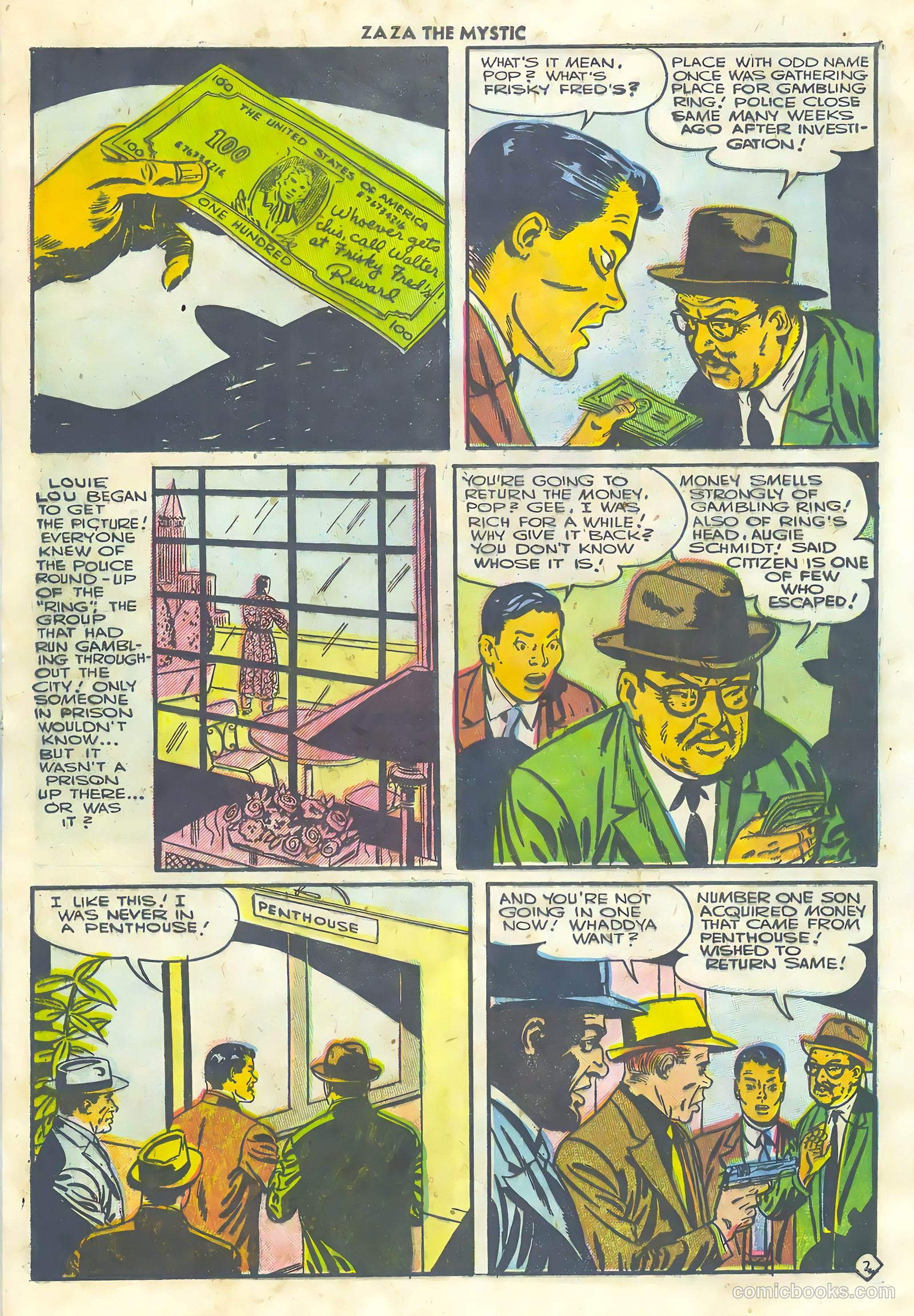 Za Za the Mystic #10 (1956) — page 28 of 36