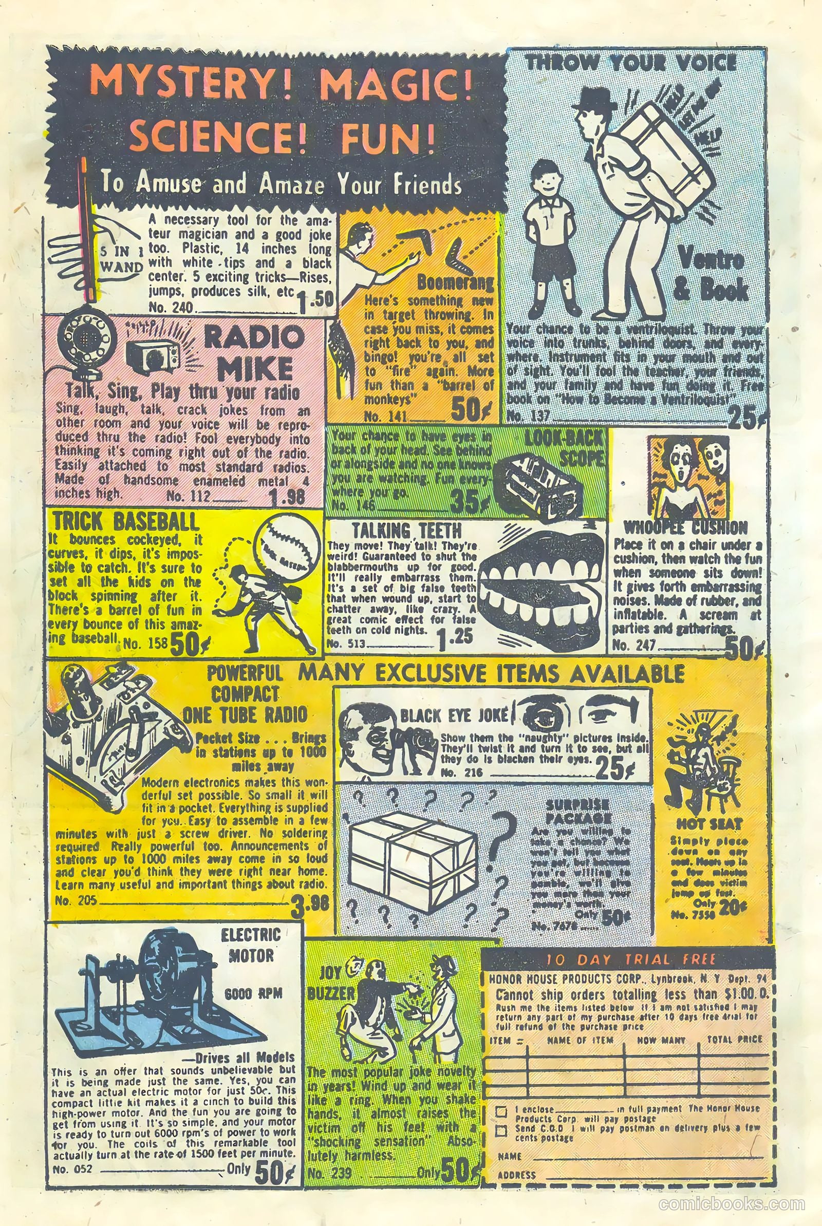 Za Za the Mystic #10 (1956) — page 34 of 36