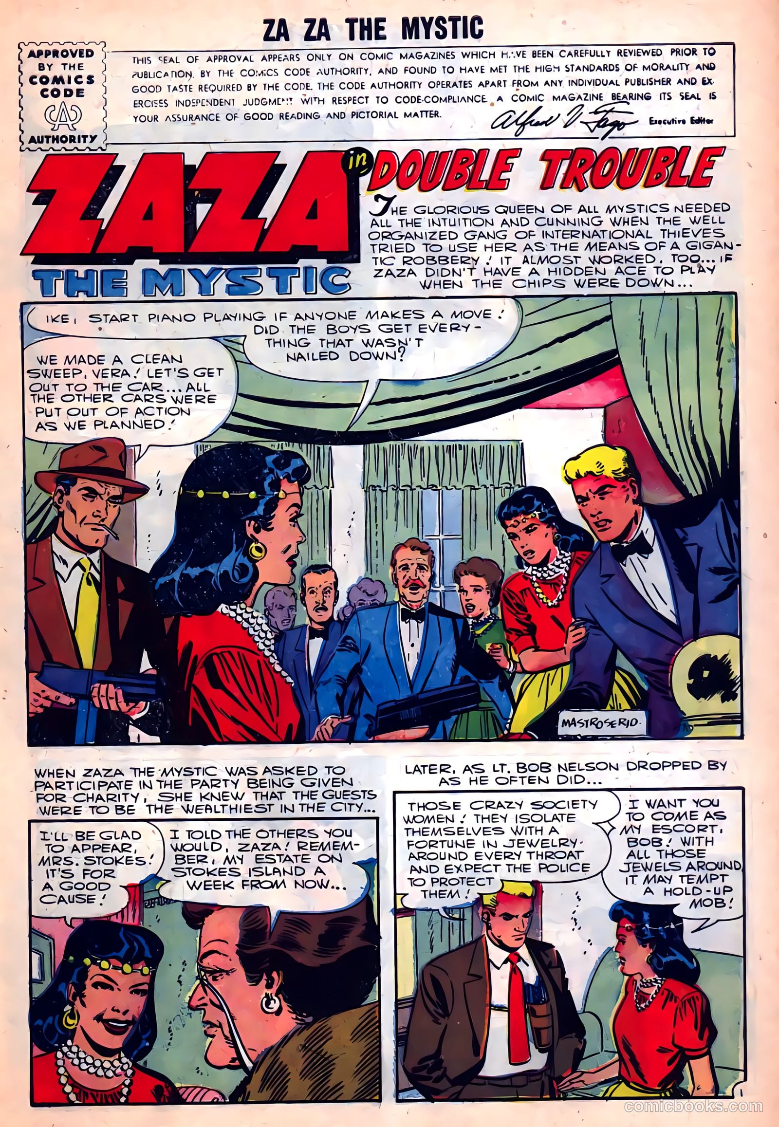 Za Za the Mystic #11 (1956) — page 3 of 36