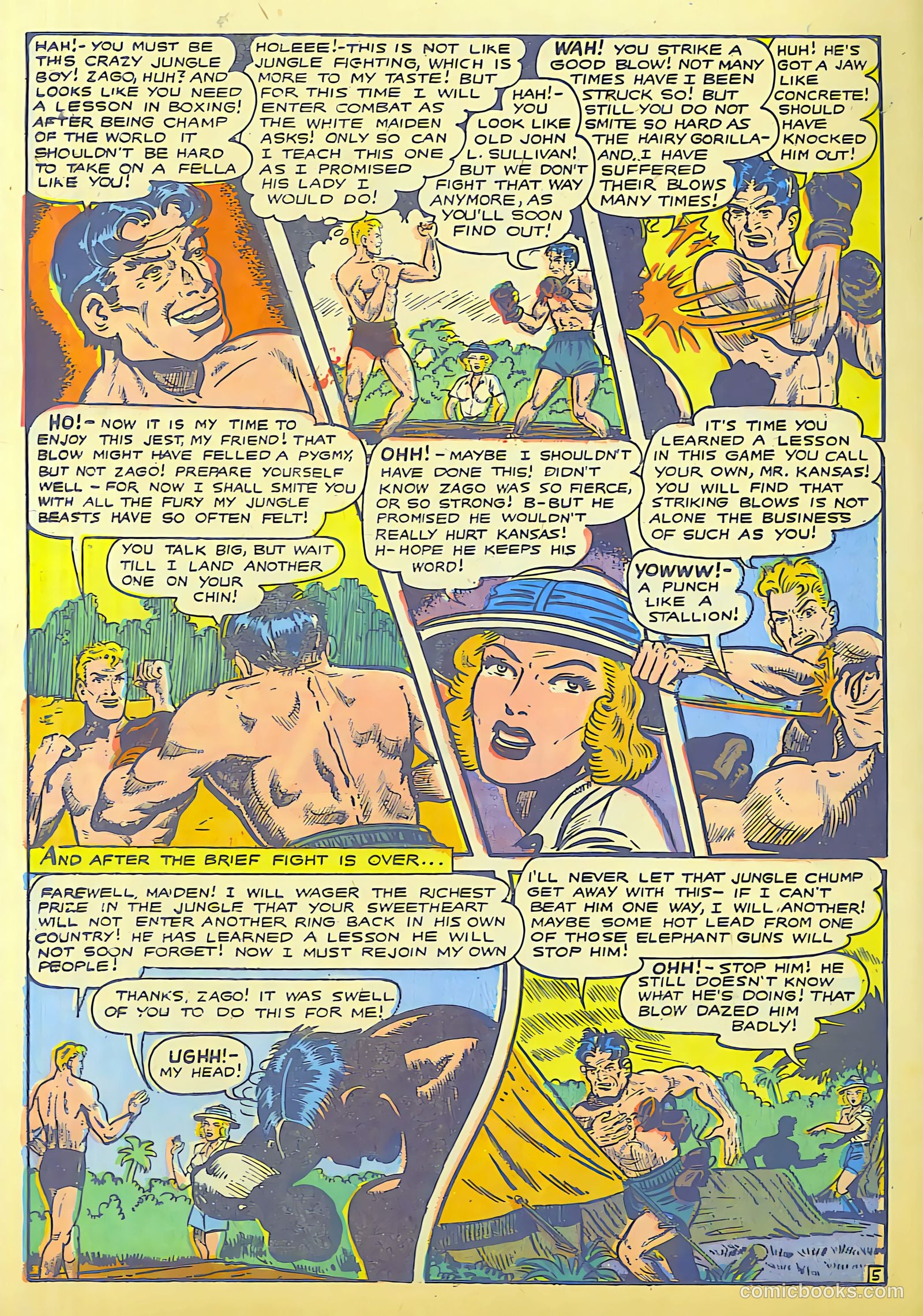 Zago #4 (1949) — page 25 of 33