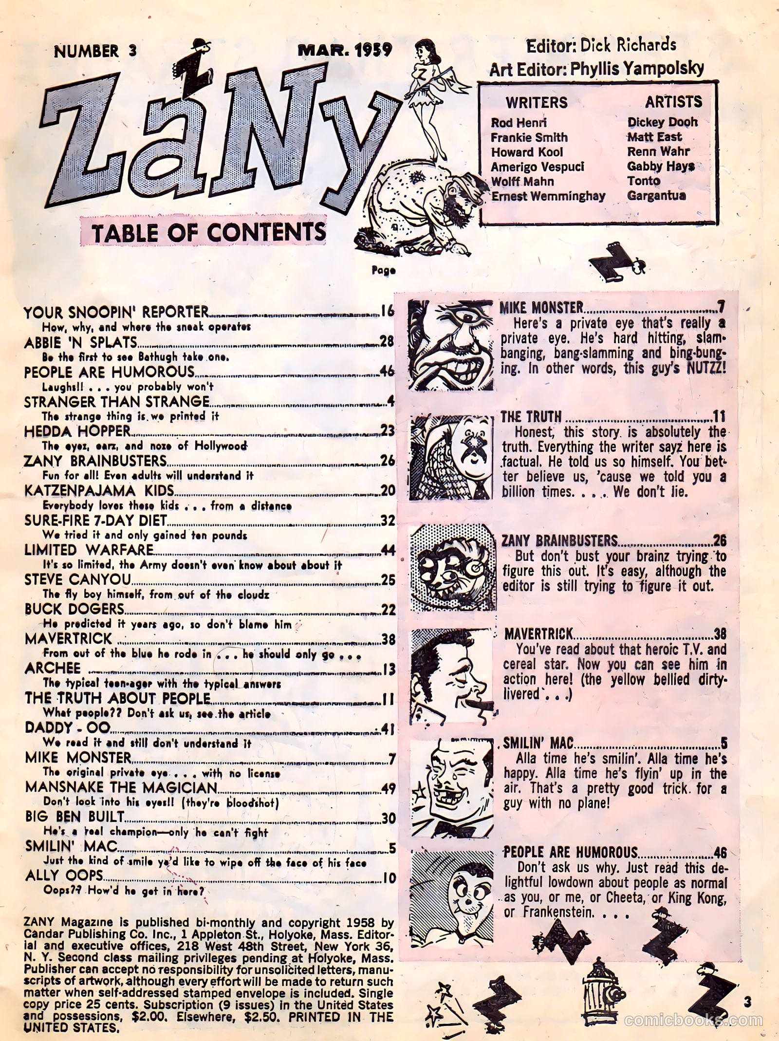 Zany #3 (1959) — page 3 of 52