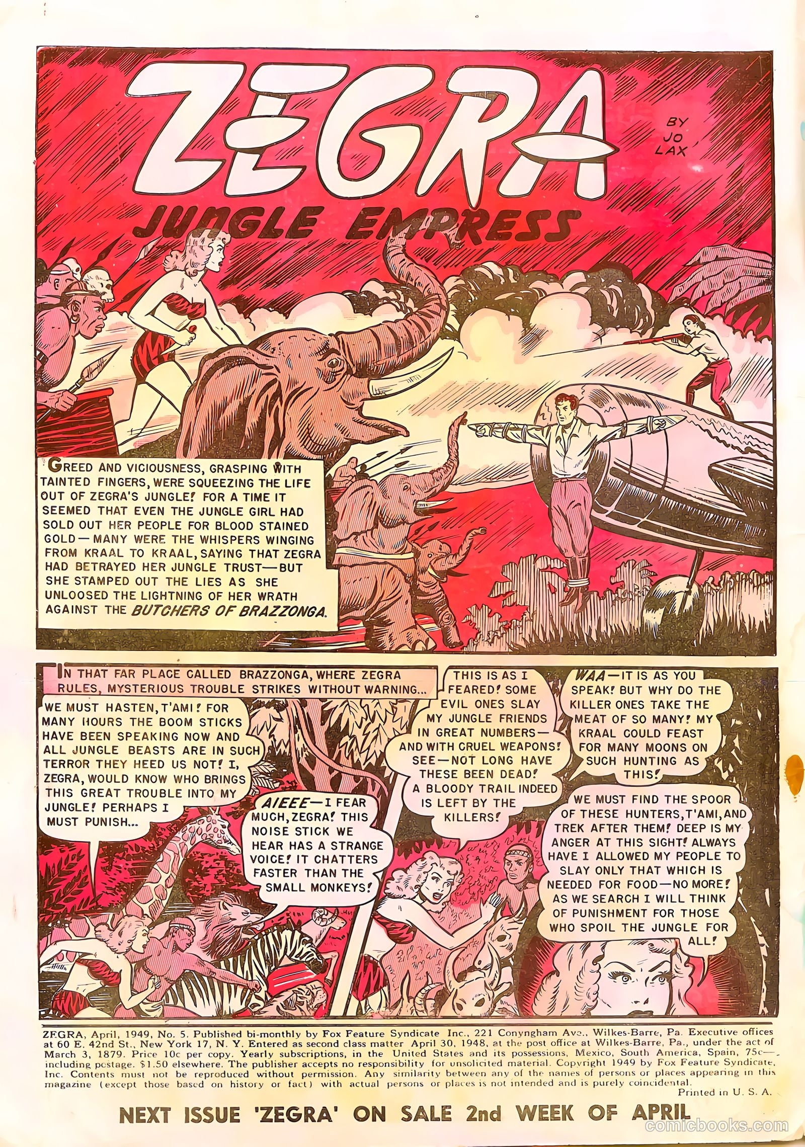 Zegra #5 (1949) — page 2 of 36