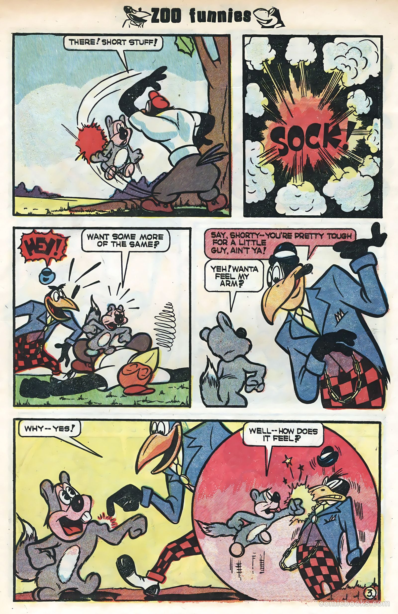 Zoo Funnies #1 (1953) — page 5 of 36