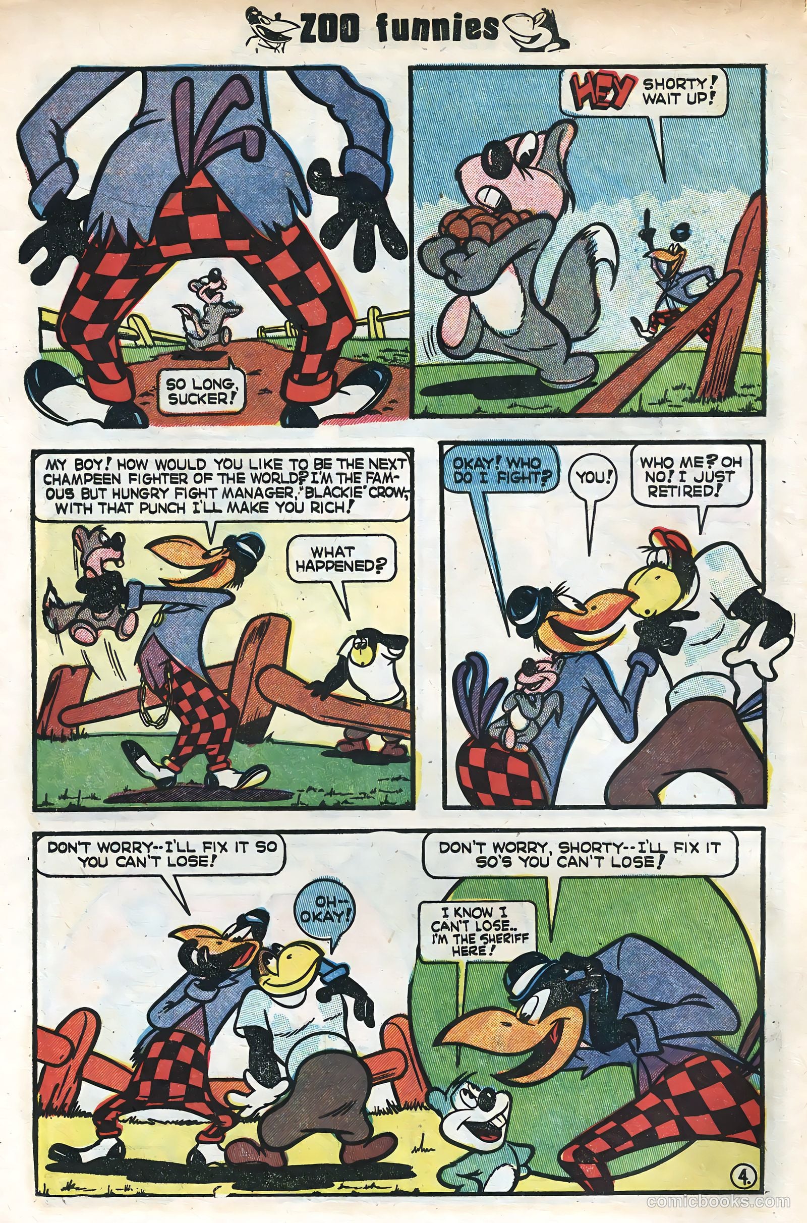 Zoo Funnies #1 (1953) — page 6 of 36