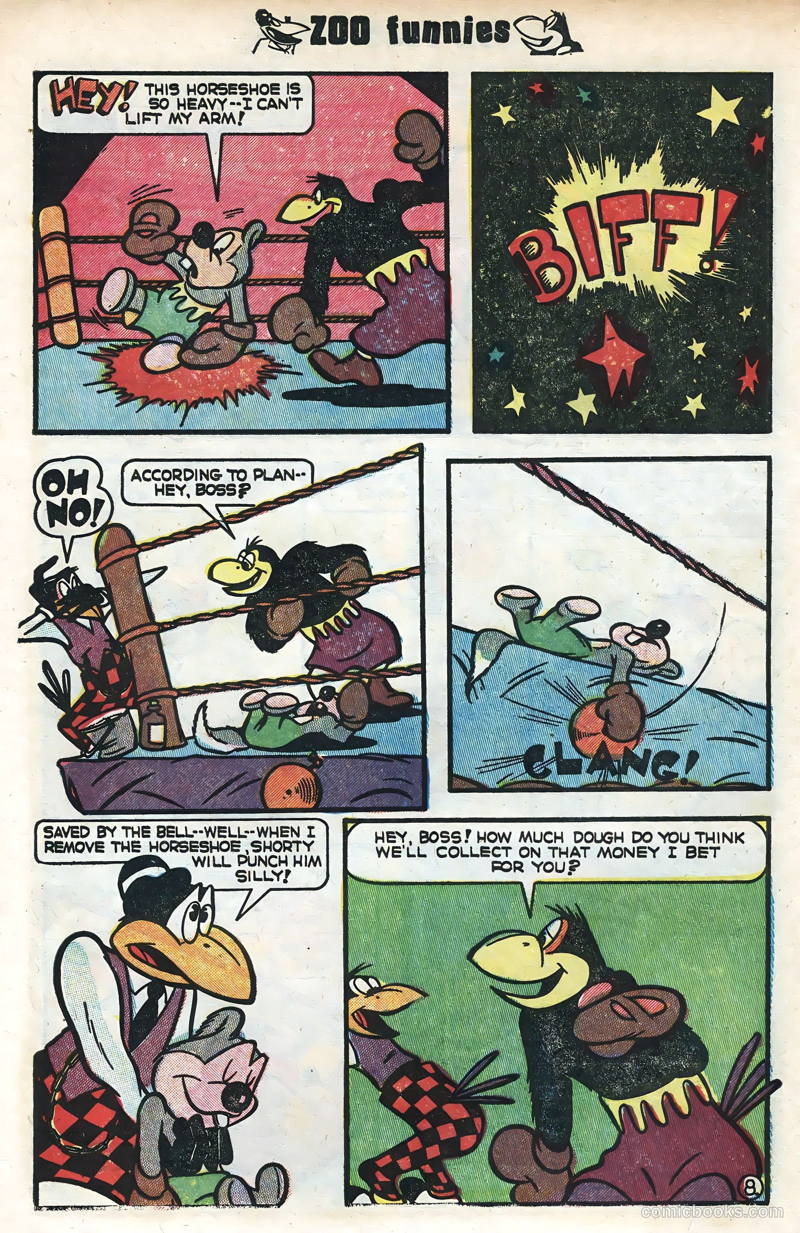 Zoo Funnies #1 (1953) — page 10 of 36