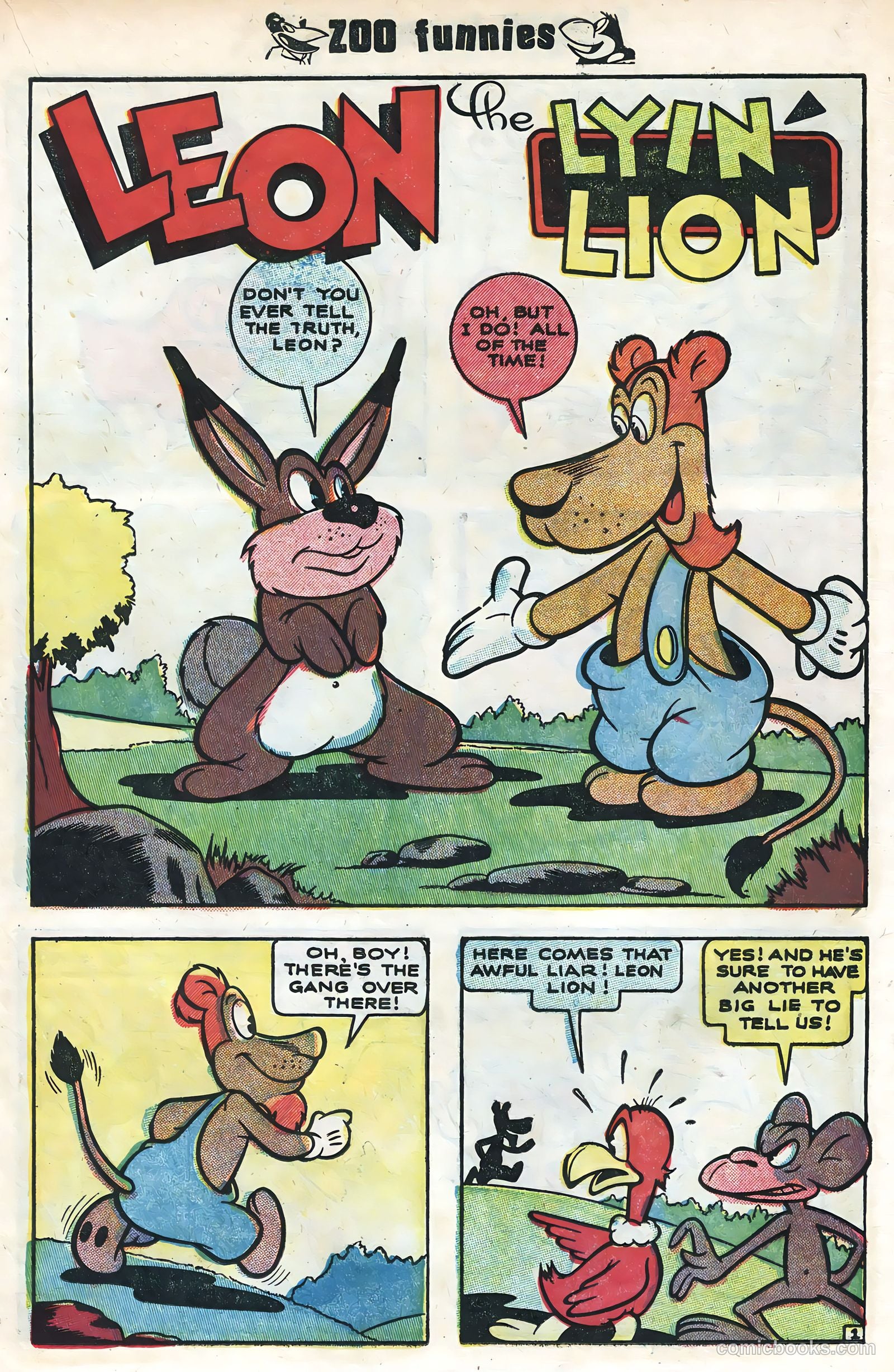 Zoo Funnies #1 (1953) — page 15 of 36