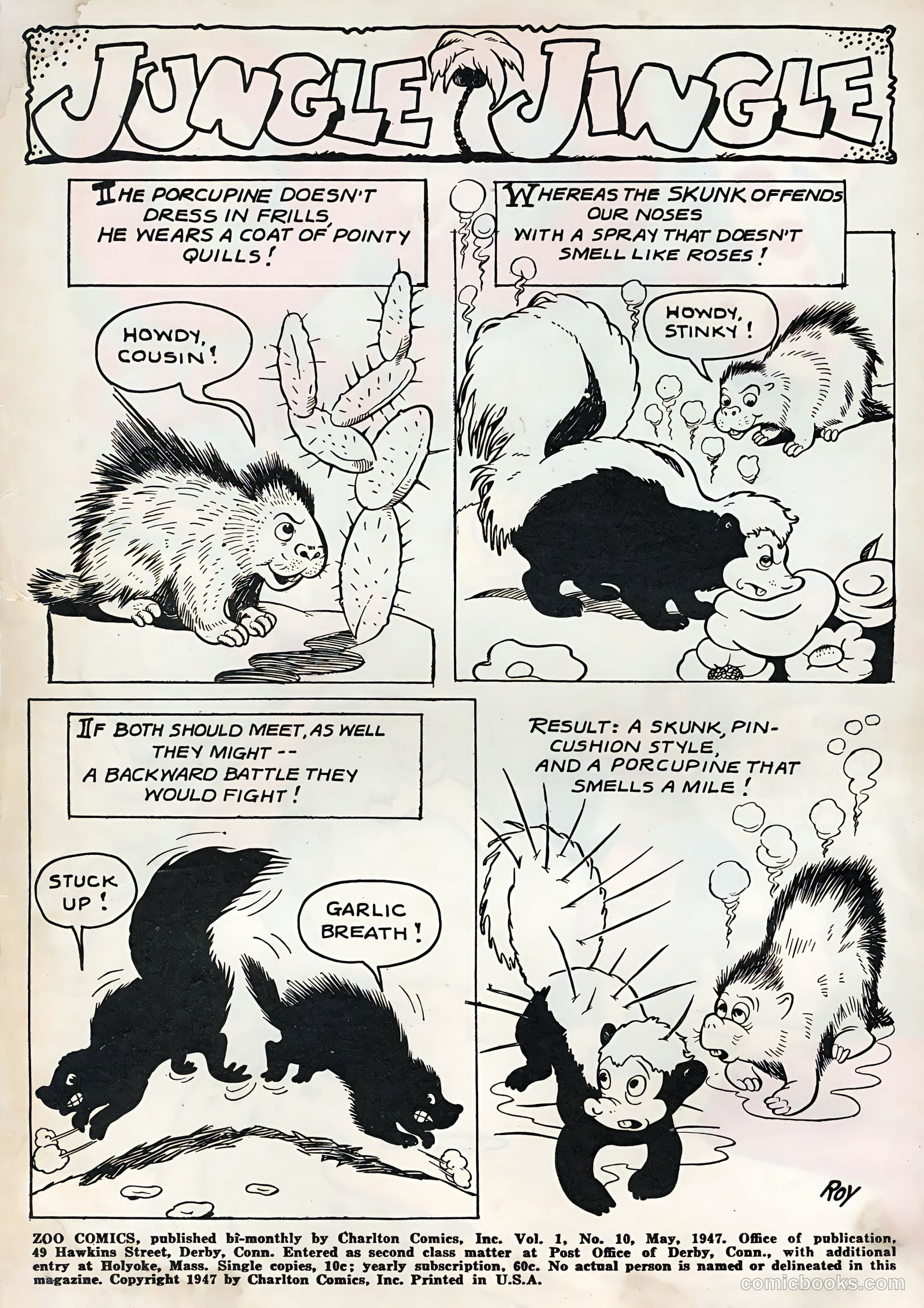 Zoo Funnies #10 (1947) — page 2 of 36