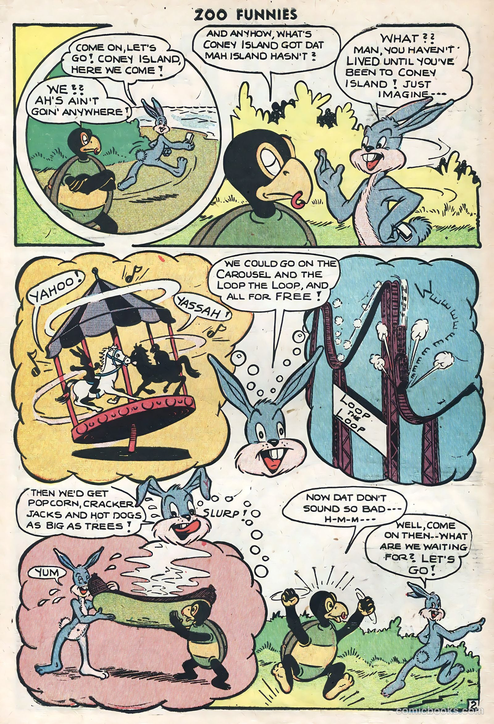 Zoo Funnies #10 (1947) — page 4 of 36