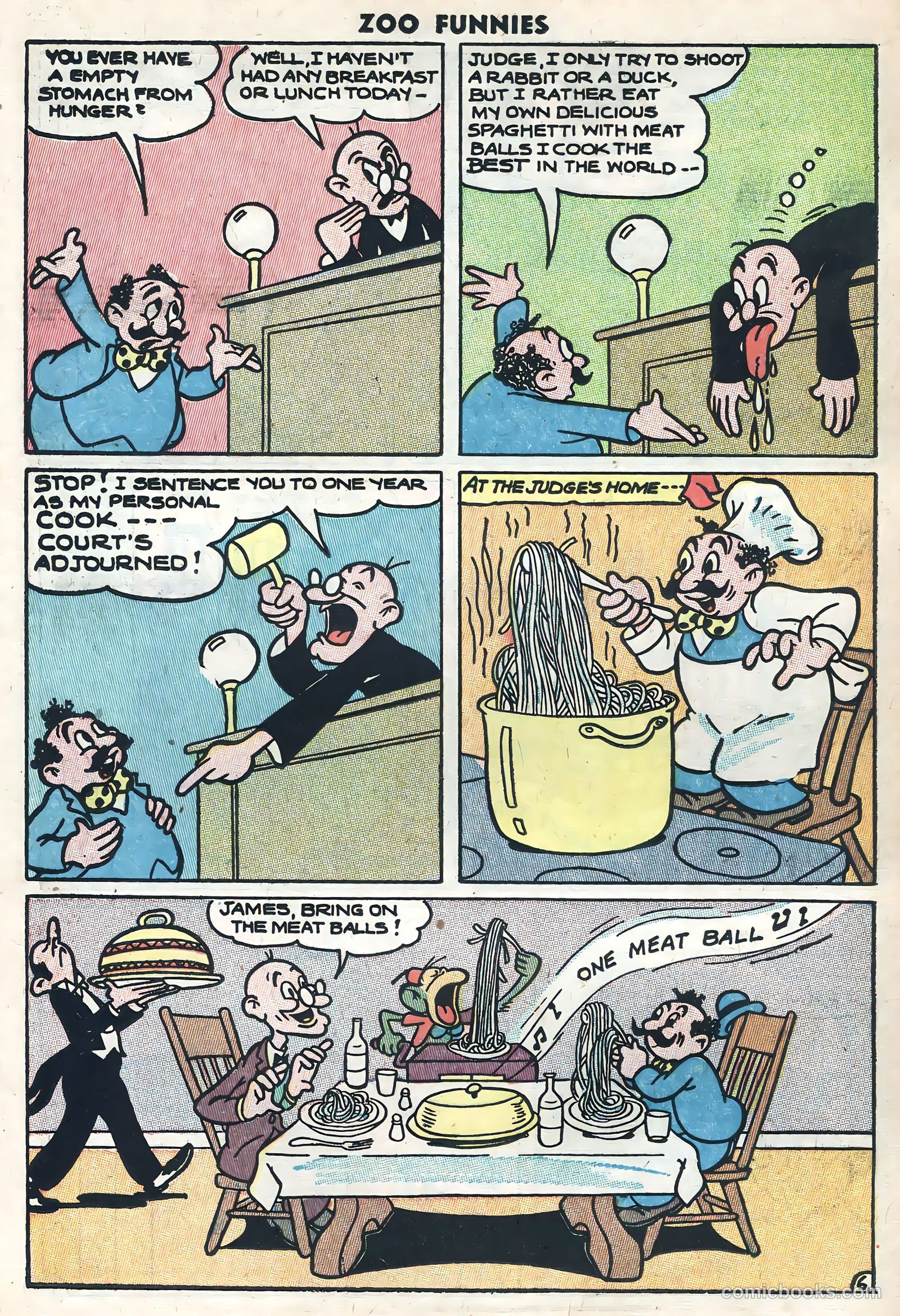Zoo Funnies #10 (1947) — page 24 of 36