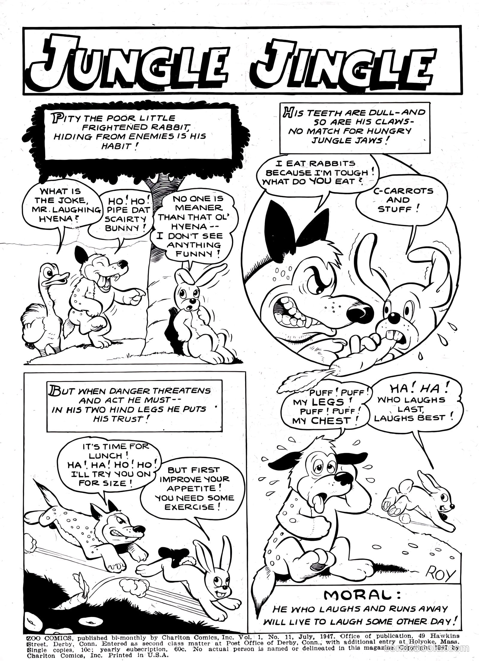 Zoo Funnies #11 (1947) — page 2 of 35