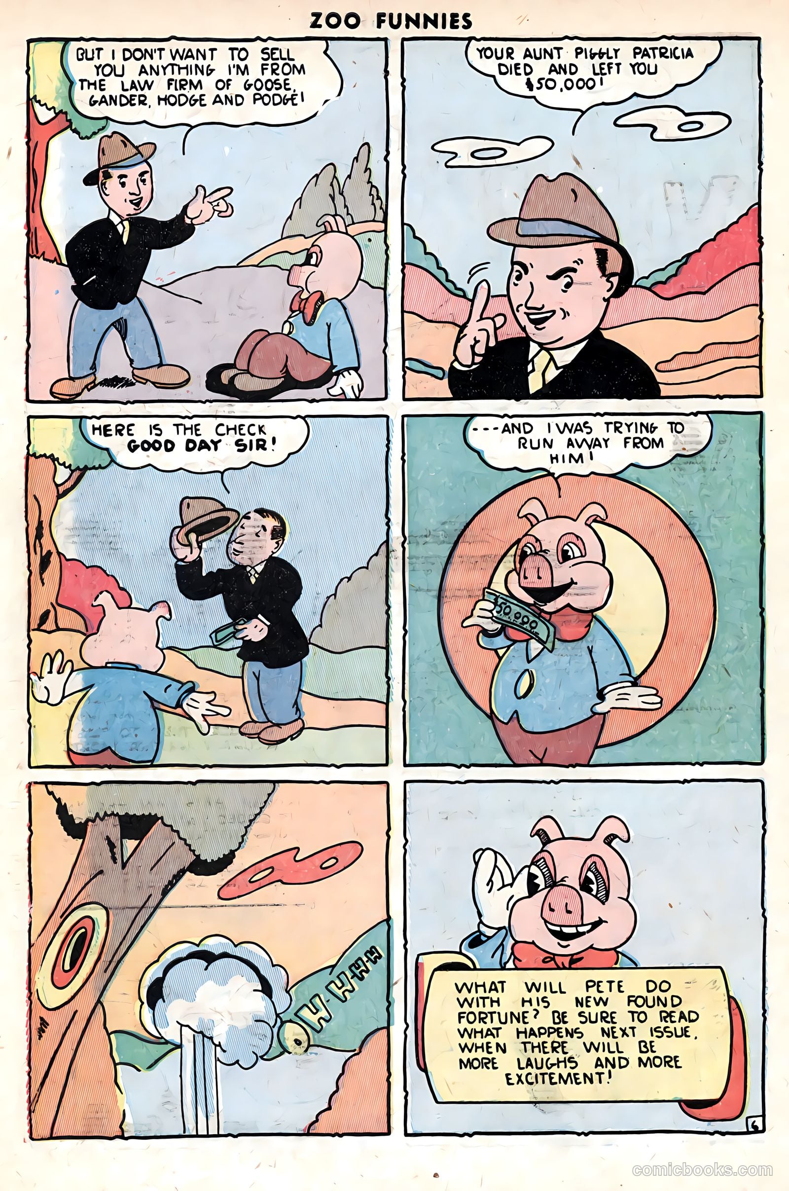 Zoo Funnies #11 (1947) — page 32 of 35