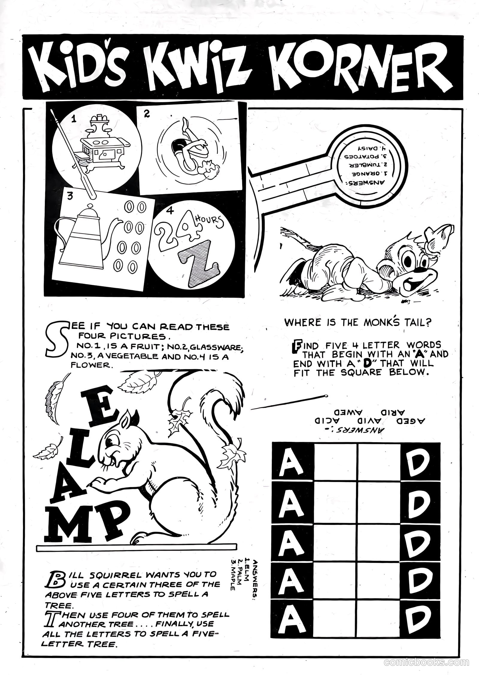 Zoo Funnies #11 (1947) — page 35 of 35