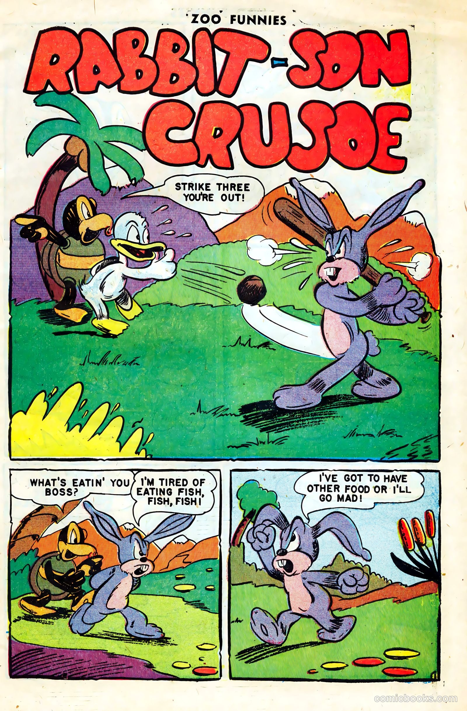 Zoo Funnies #14 (1947) — page 3 of 36