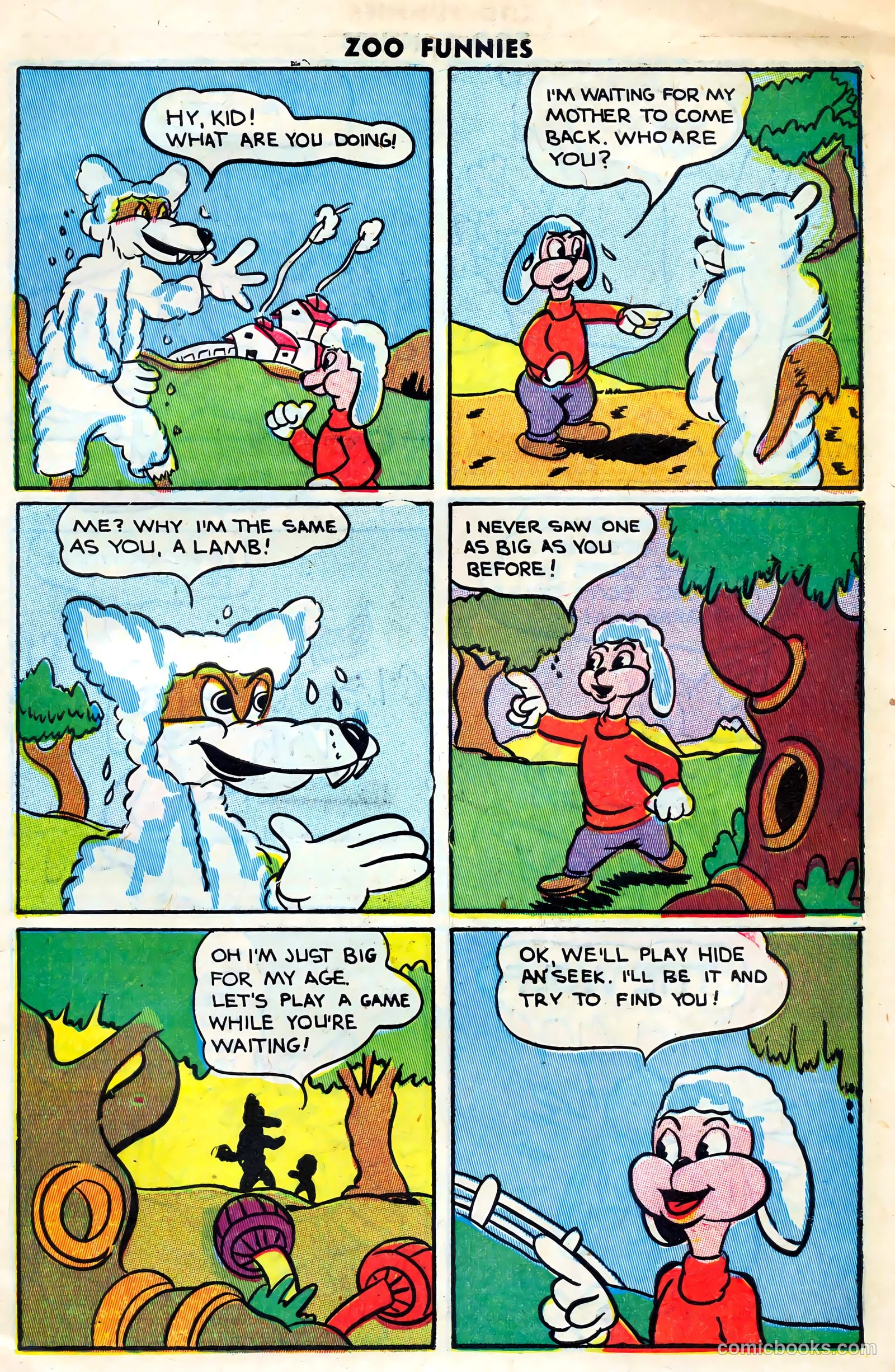 Zoo Funnies #14 (1947) — page 27 of 36