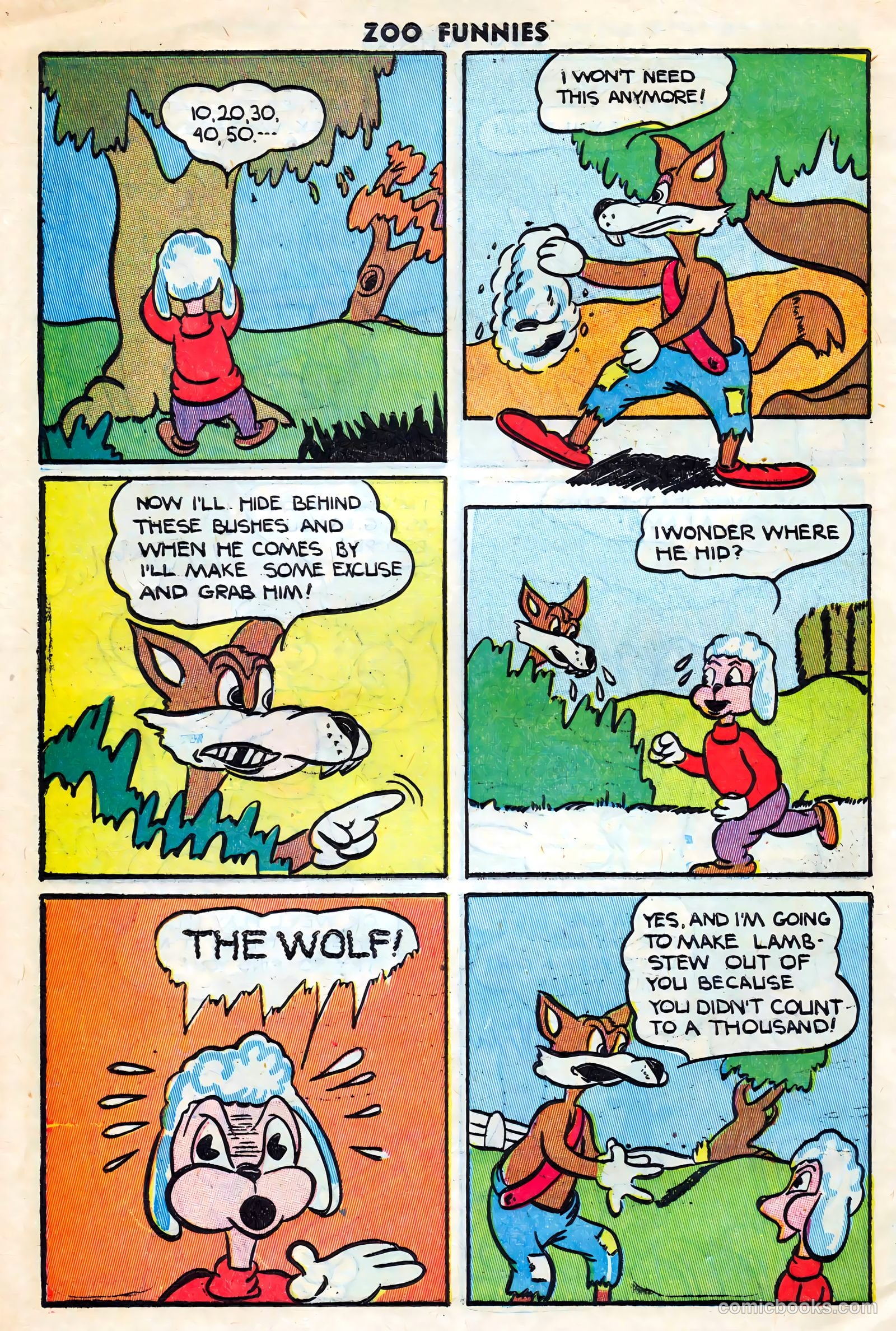 Zoo Funnies #14 (1947) — page 28 of 36