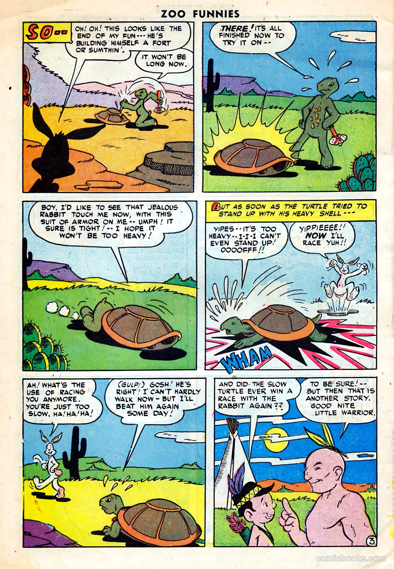 Zoo Funnies #14 (1947) — page 34 of 36