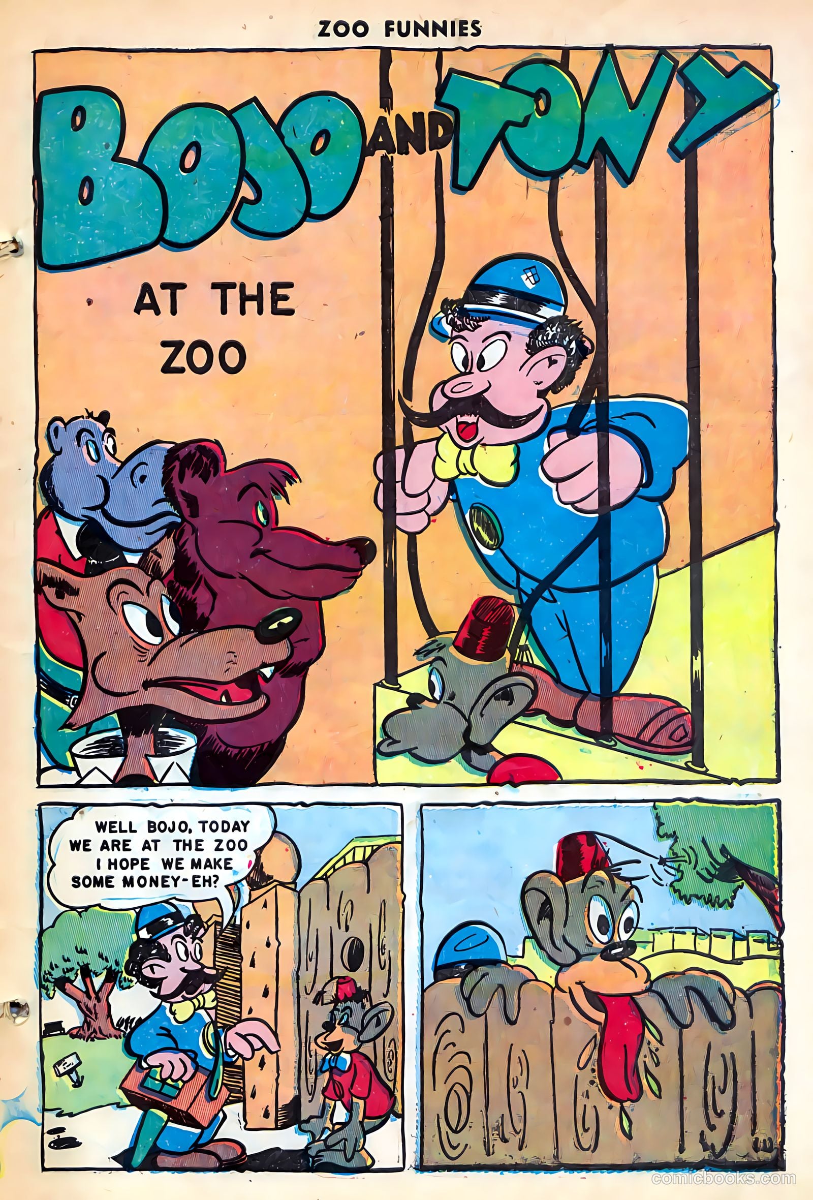 Zoo Funnies #15 (1948) — page 3 of 36