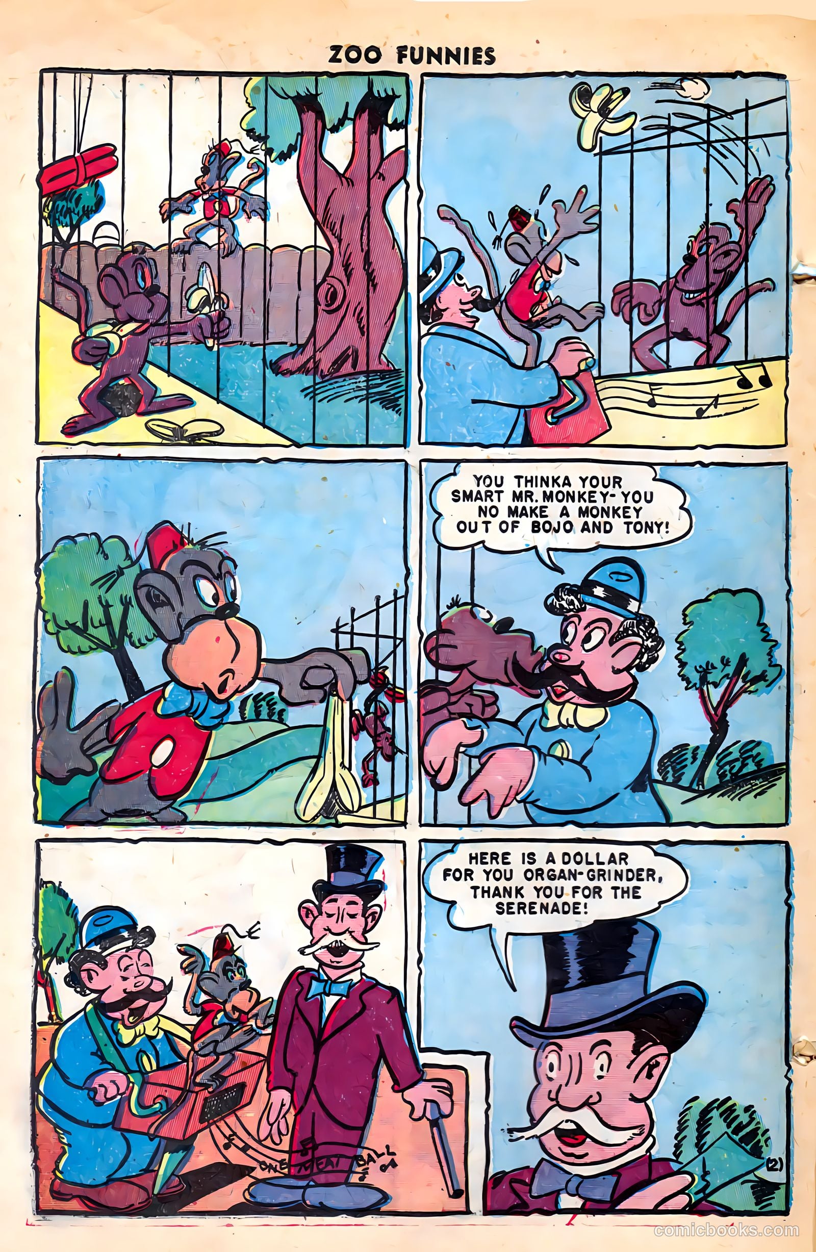 Zoo Funnies #15 (1948) — page 4 of 36