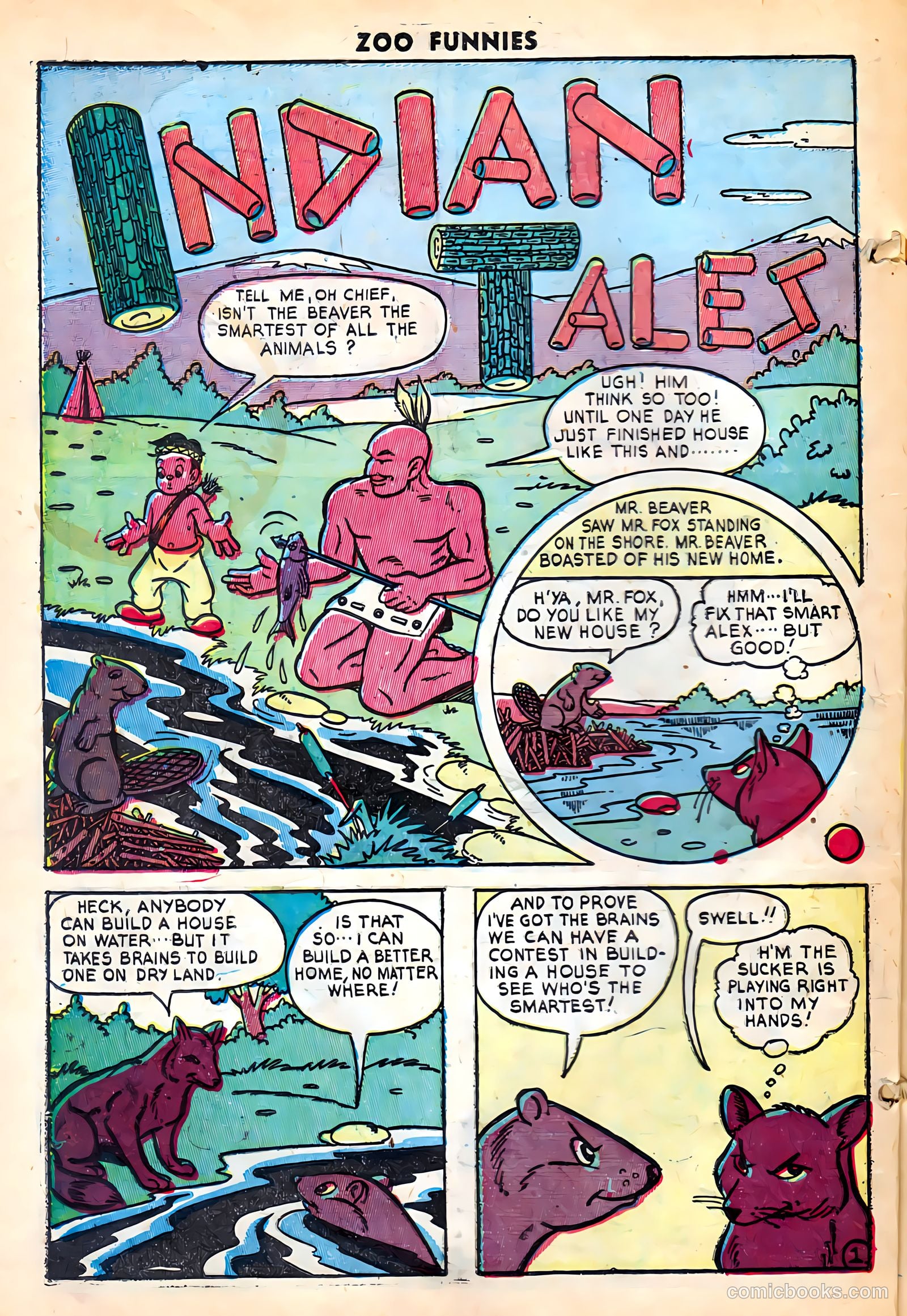 Zoo Funnies #15 (1948) — page 8 of 36