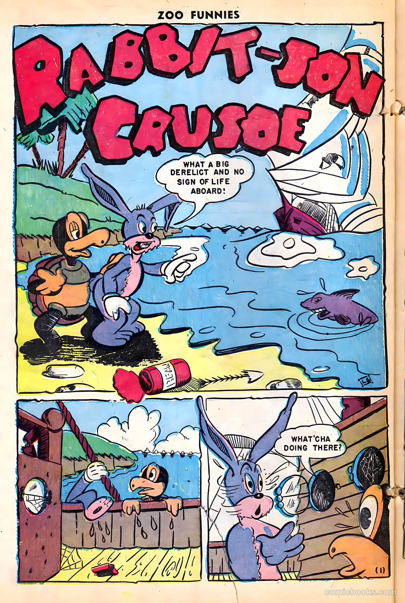 Zoo Funnies #15 (1948) — page 10 of 36