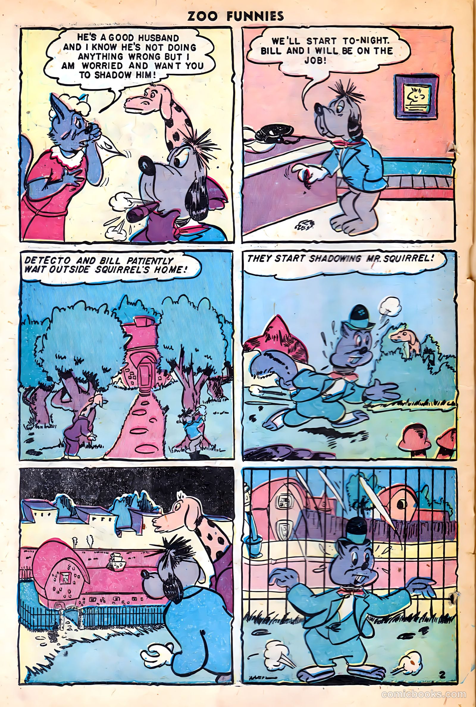 Zoo Funnies #15 (1948) — page 20 of 36