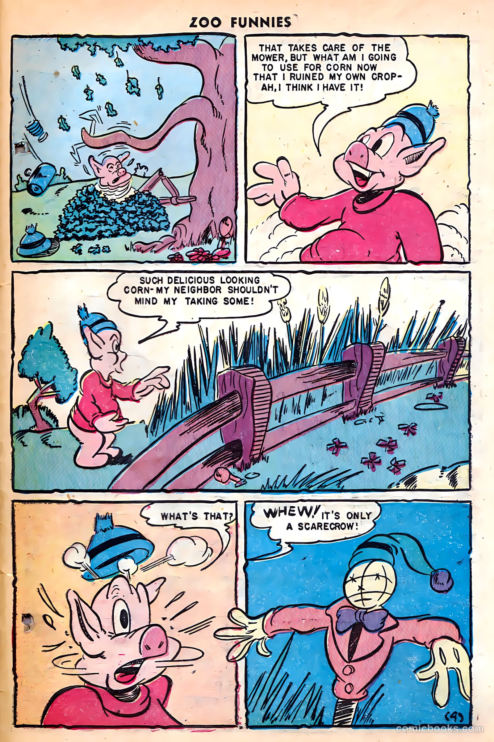 Zoo Funnies #15 (1948) — page 29 of 36