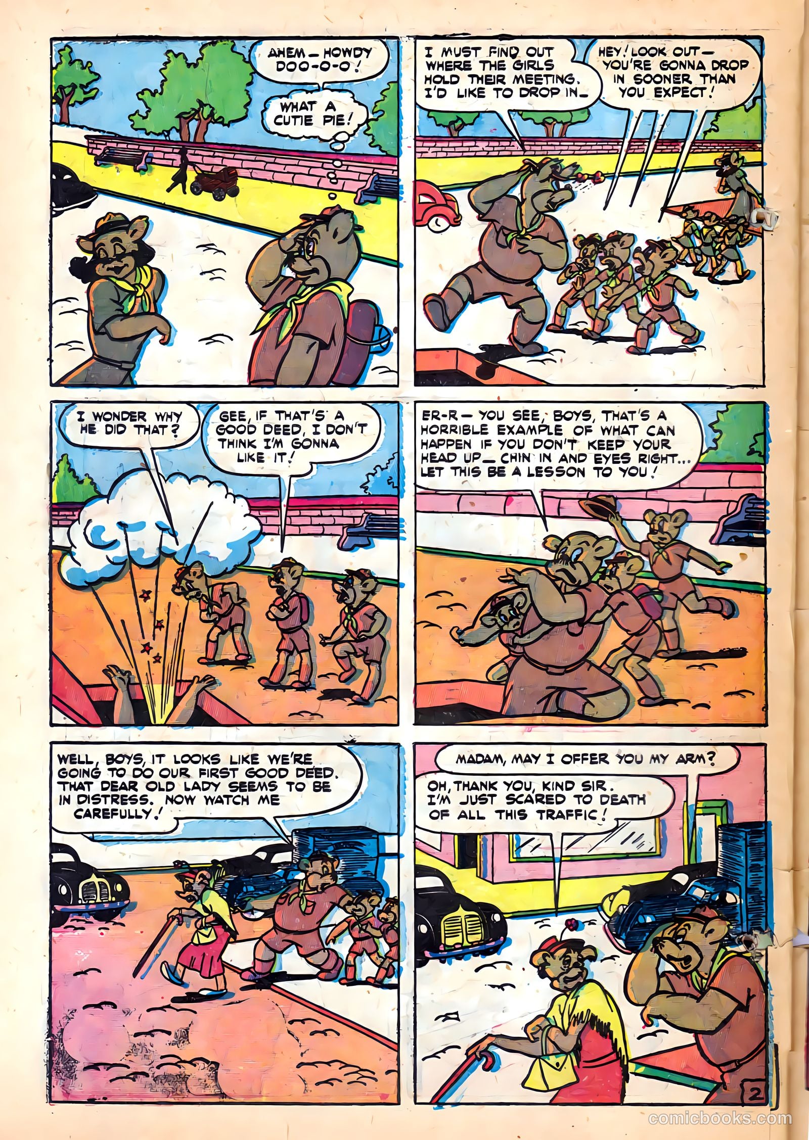 Zoo Funnies #15 (1948) — page 32 of 36