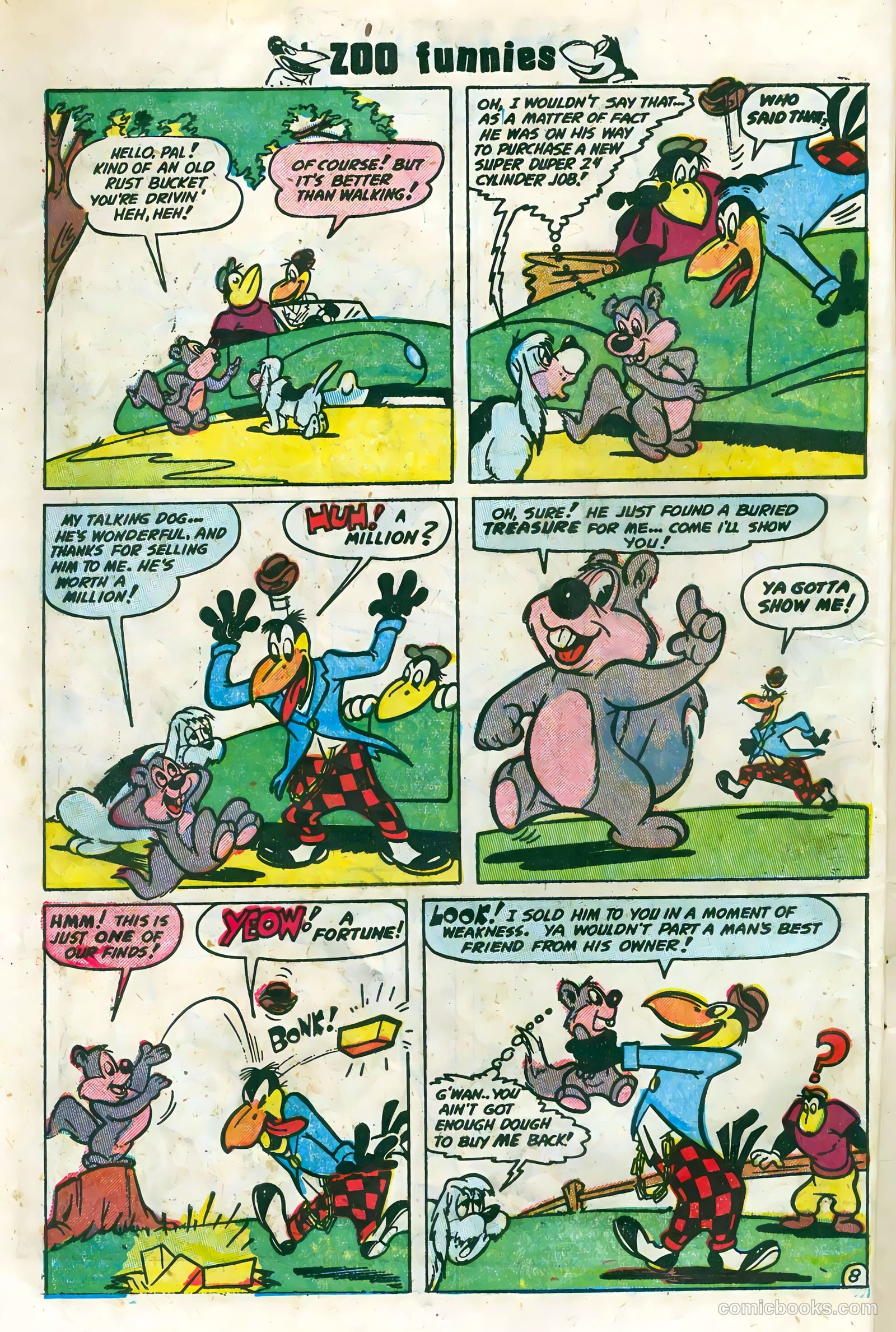 Zoo Funnies #2 (1953) — page 10 of 36