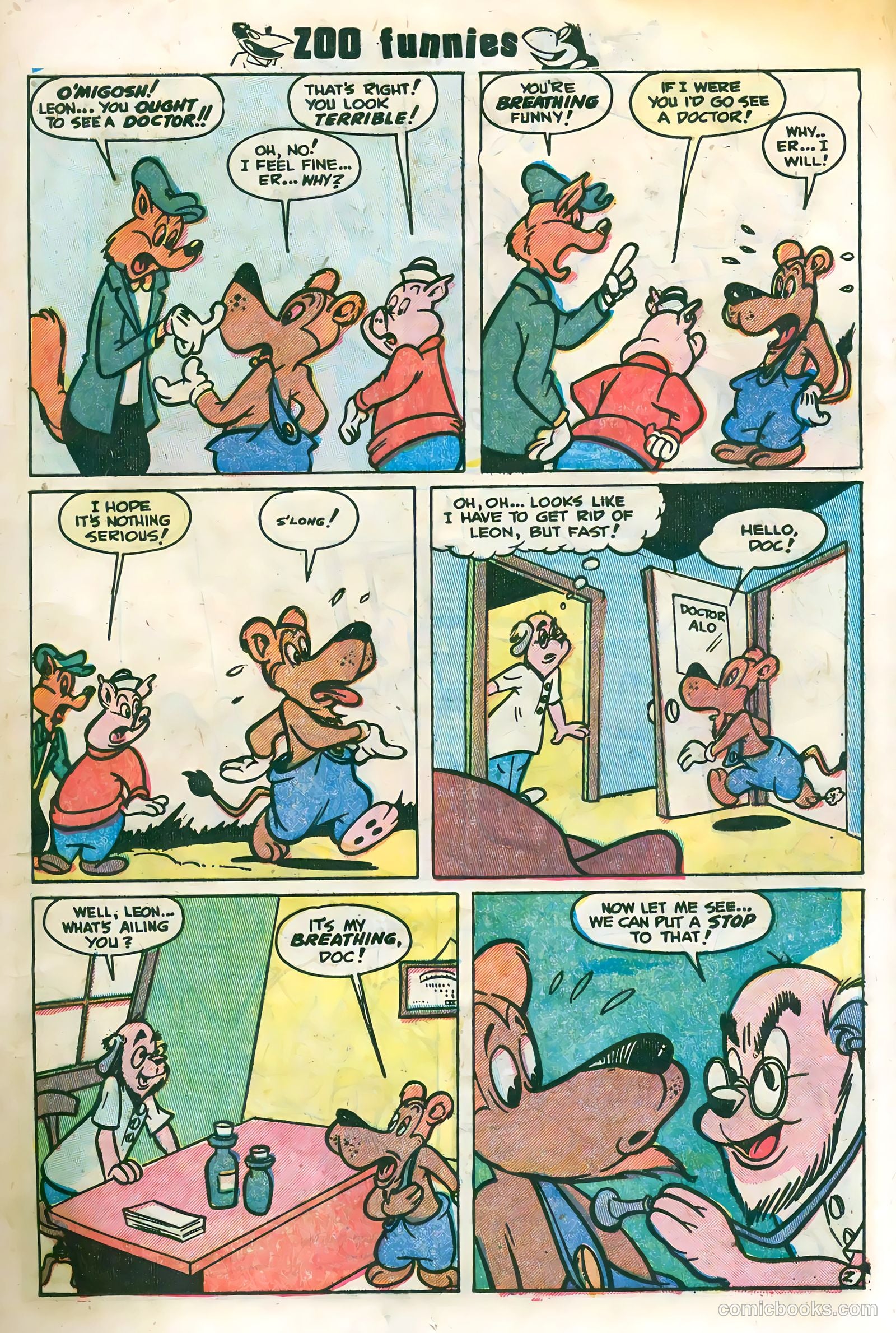 Zoo Funnies #2 (1953) — page 13 of 36