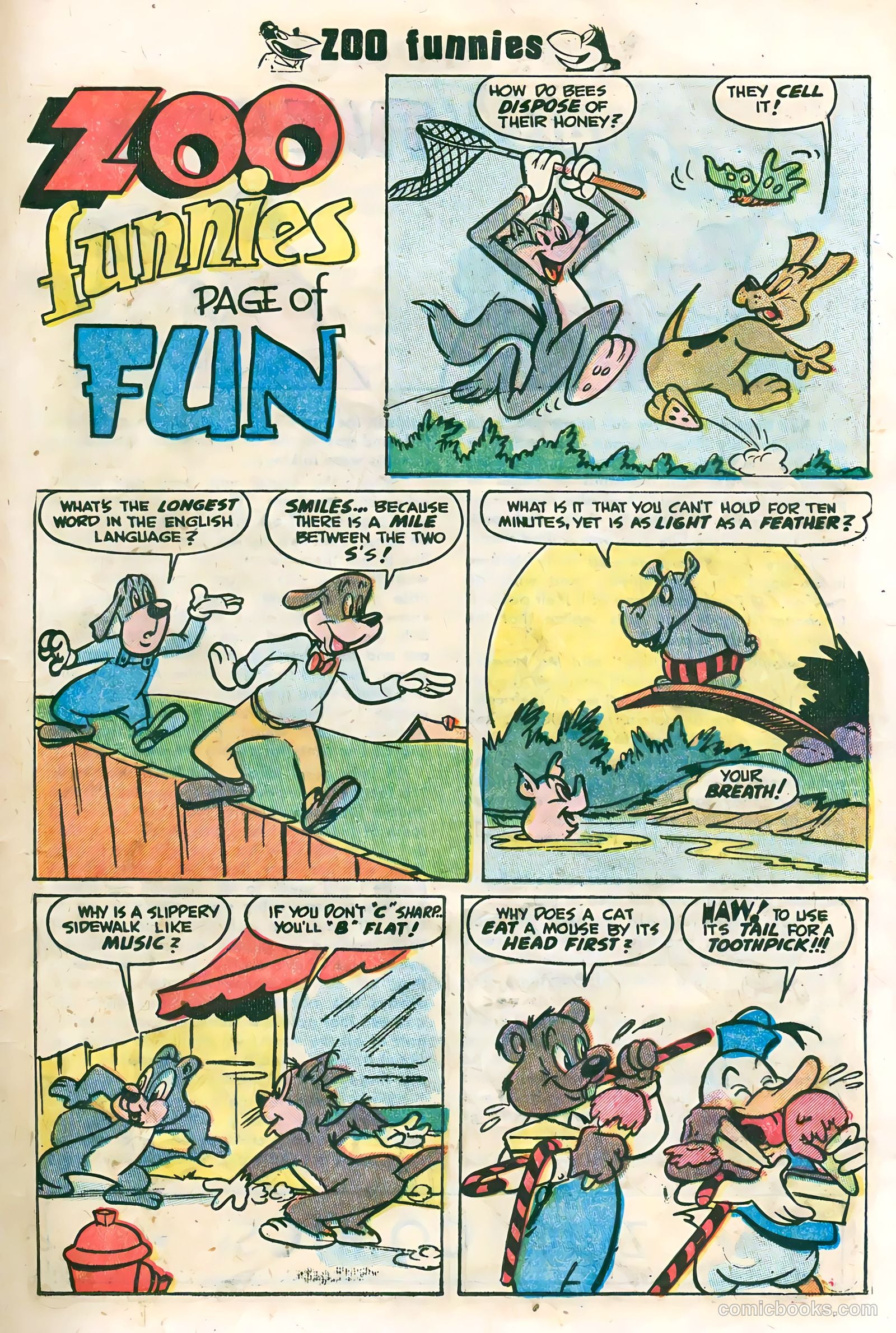 Zoo Funnies #2 (1953) — page 17 of 36
