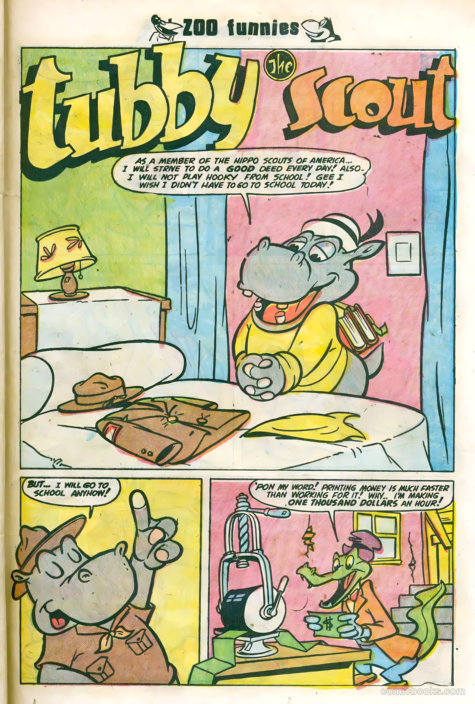 Zoo Funnies #2 (1953) — page 25 of 36