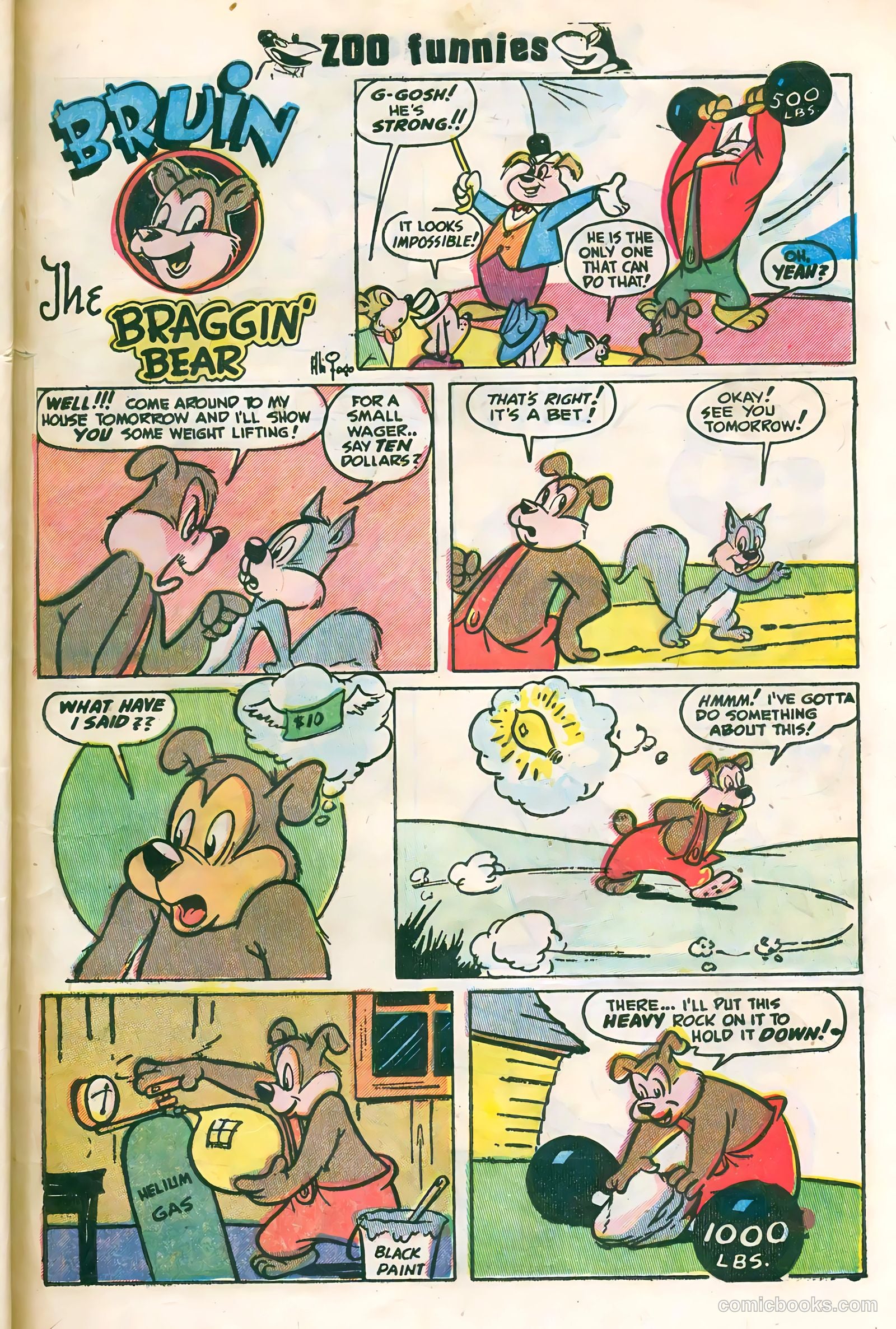 Zoo Funnies #2 (1953) — page 33 of 36