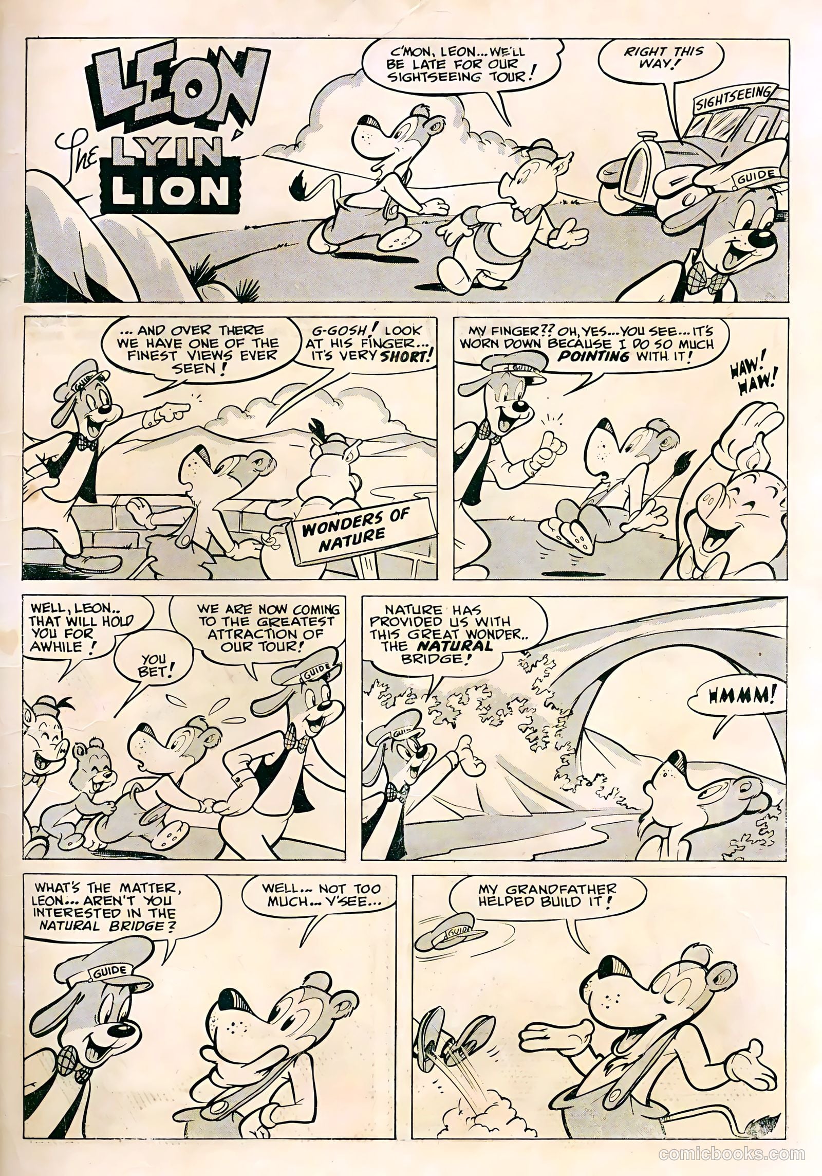 Zoo Funnies #2 (1953) — page 35 of 36