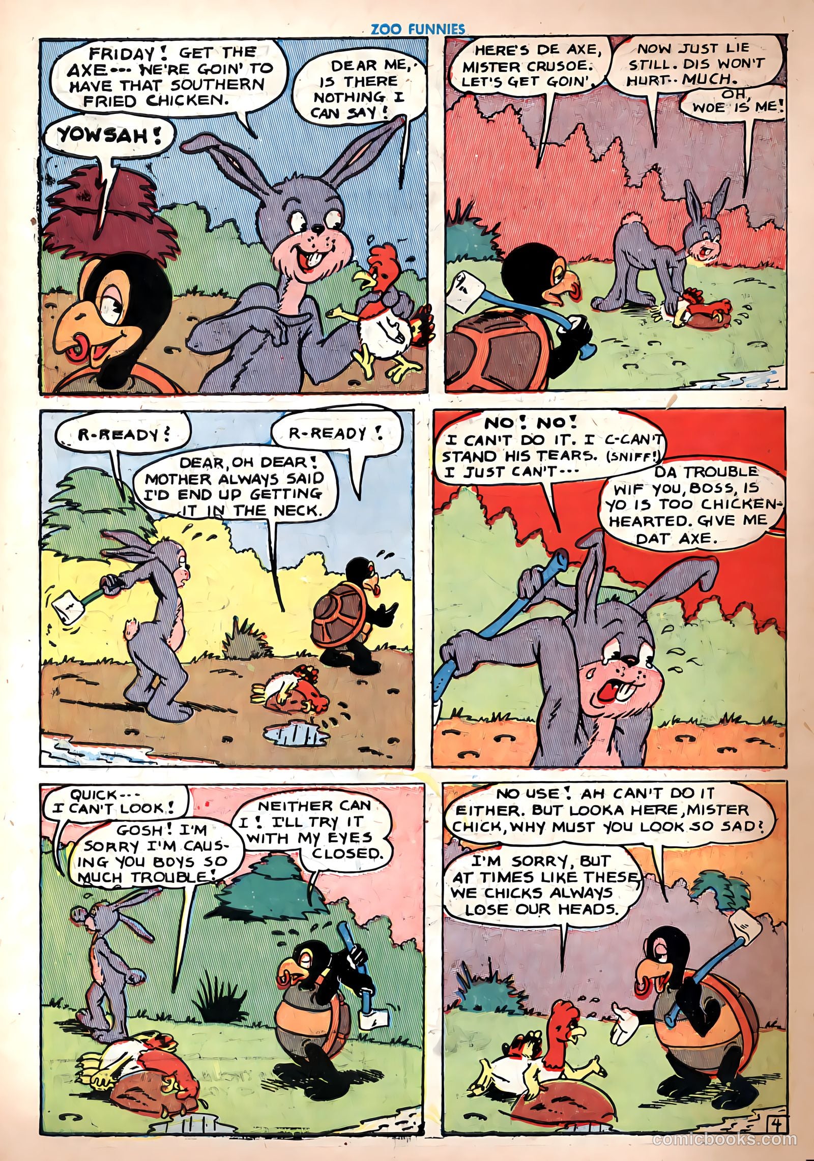 Zoo Funnies #2 (1945) — page 6 of 52