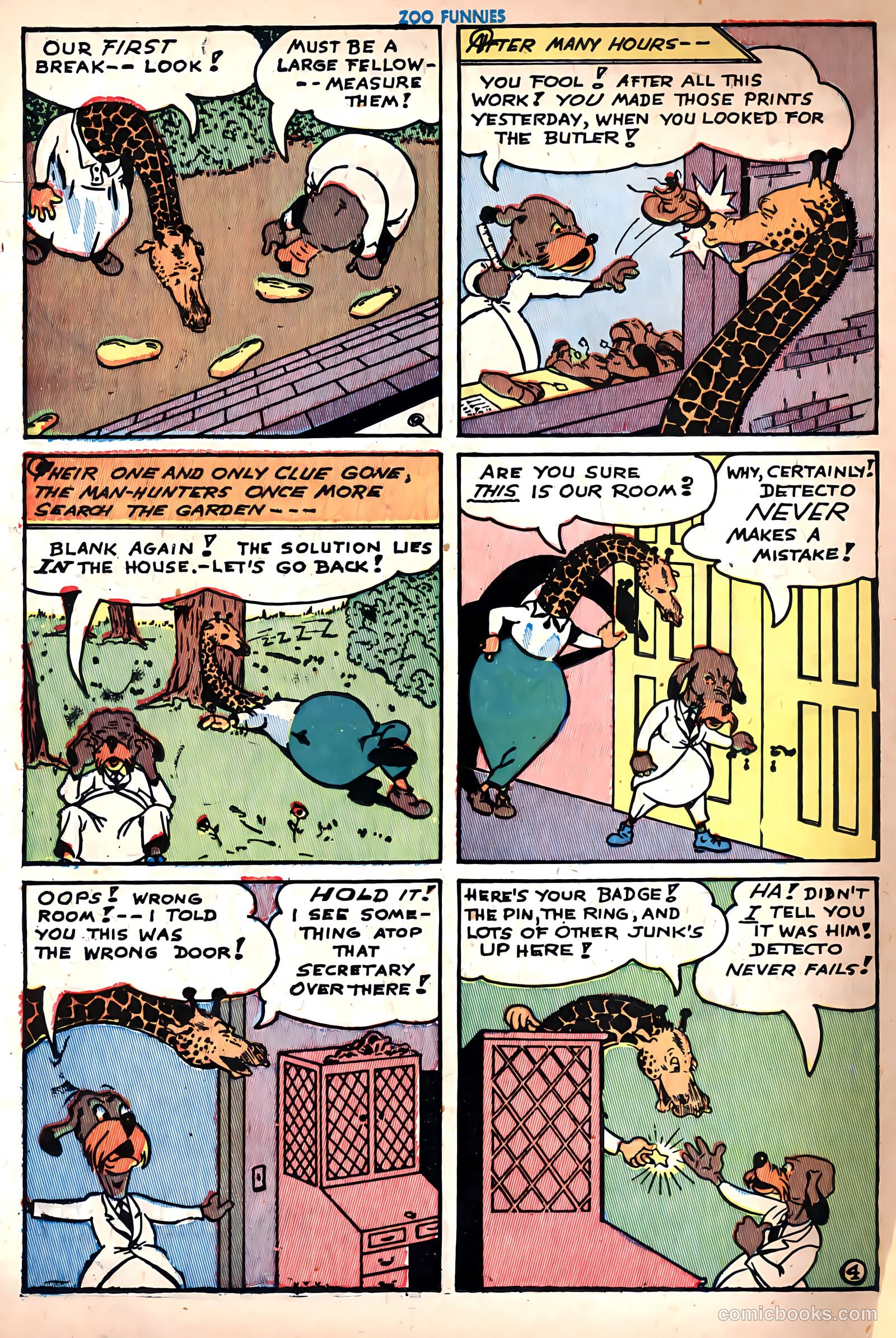 Zoo Funnies #2 (1945) — page 18 of 52